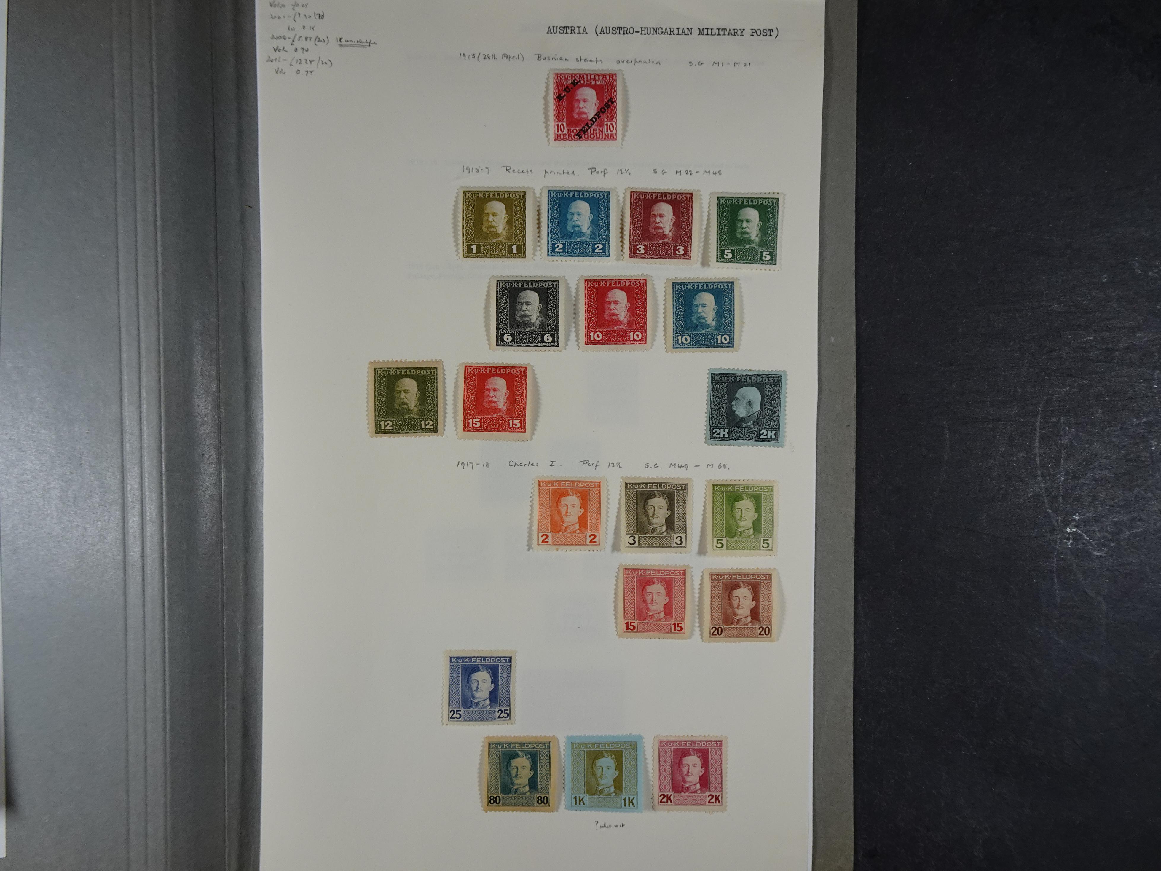 Goed complete verzameling 1850 - 1960 deels gestempeld met betere stempels.
deels 1e plakker, deels postfris. Zeer compleet.
+2 stockkaarten. 69