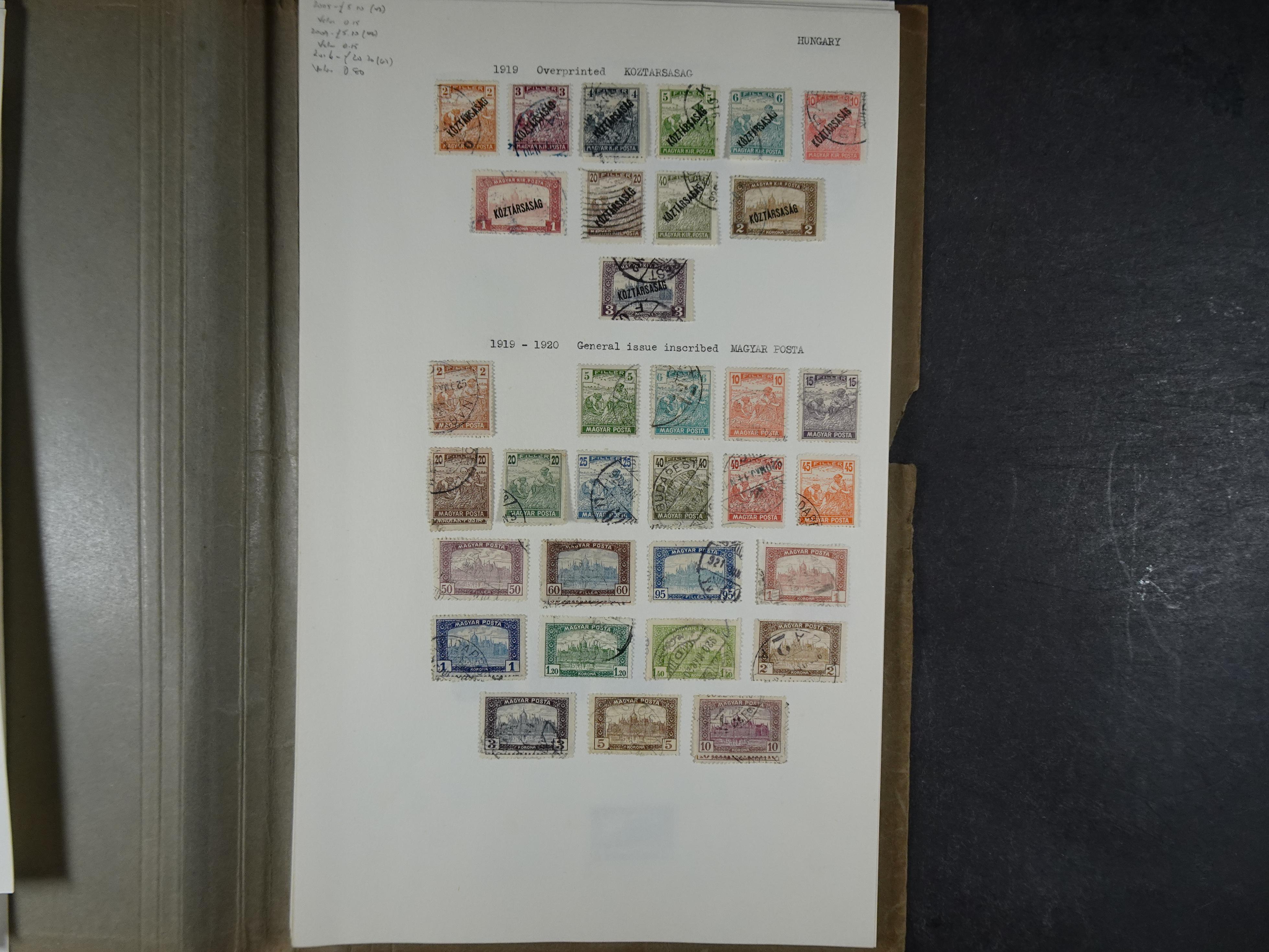 Aardige collectie met fraai gestempelde begin periode materiaal 1e plakker. 26