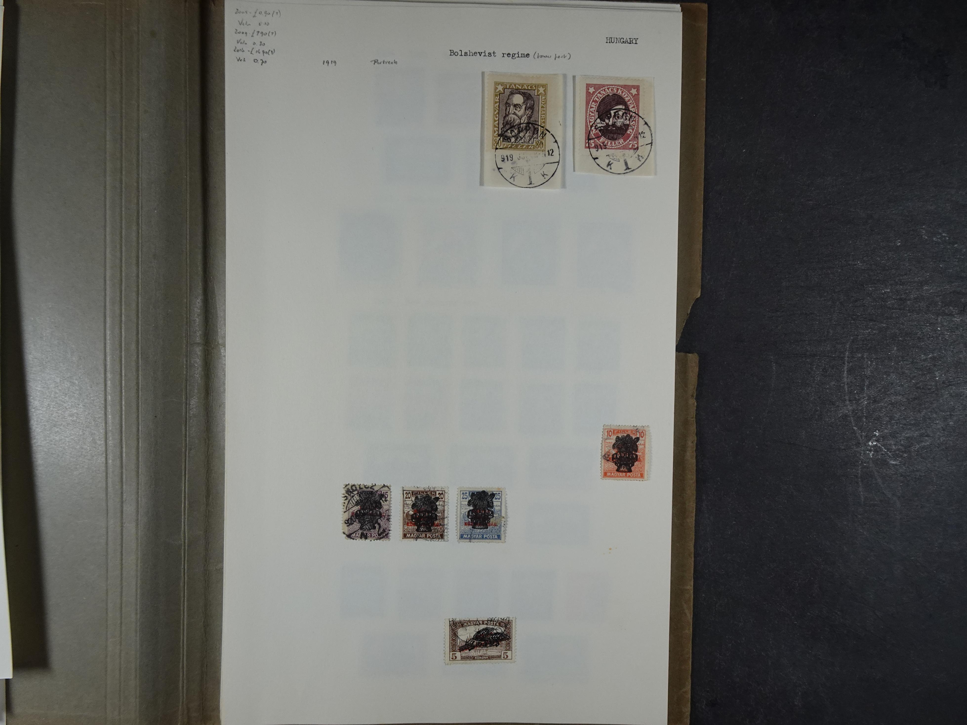 Aardige collectie met fraai gestempelde begin periode materiaal 1e plakker. 27