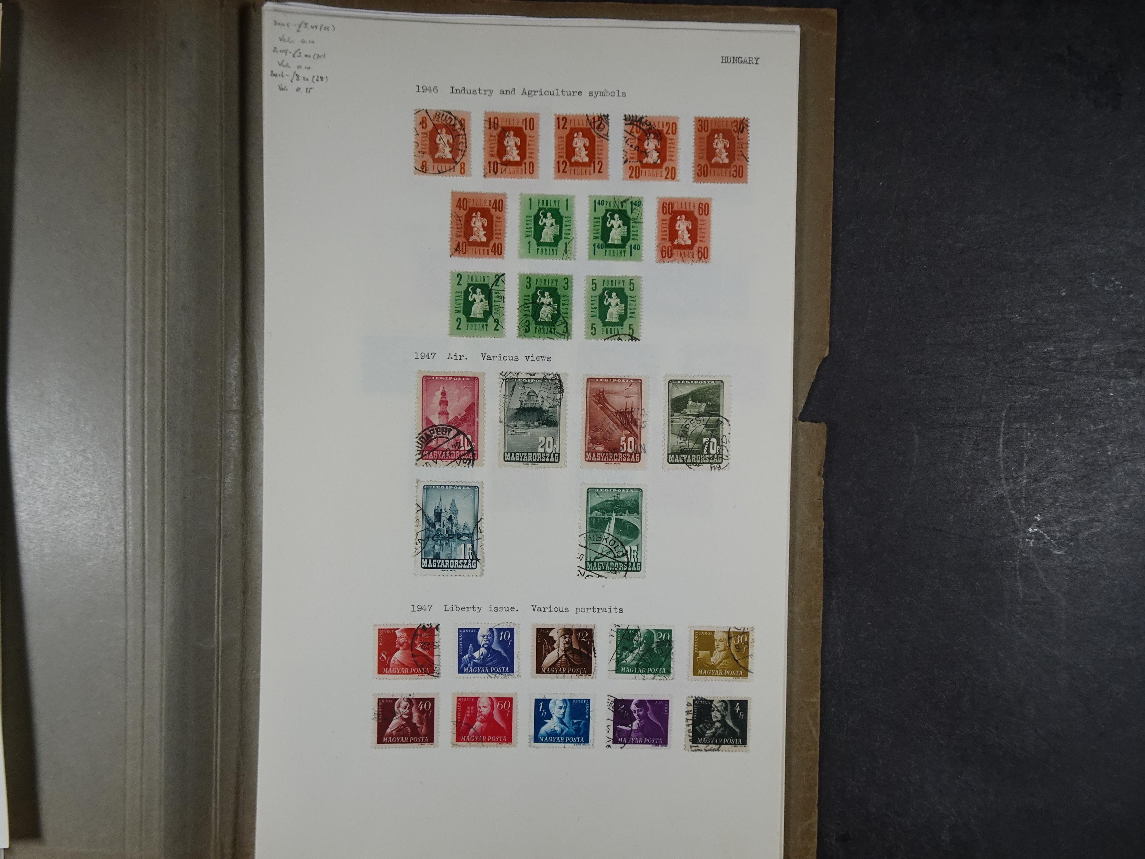 Aardige collectie met fraai gestempelde begin periode materiaal 1e plakker. 45