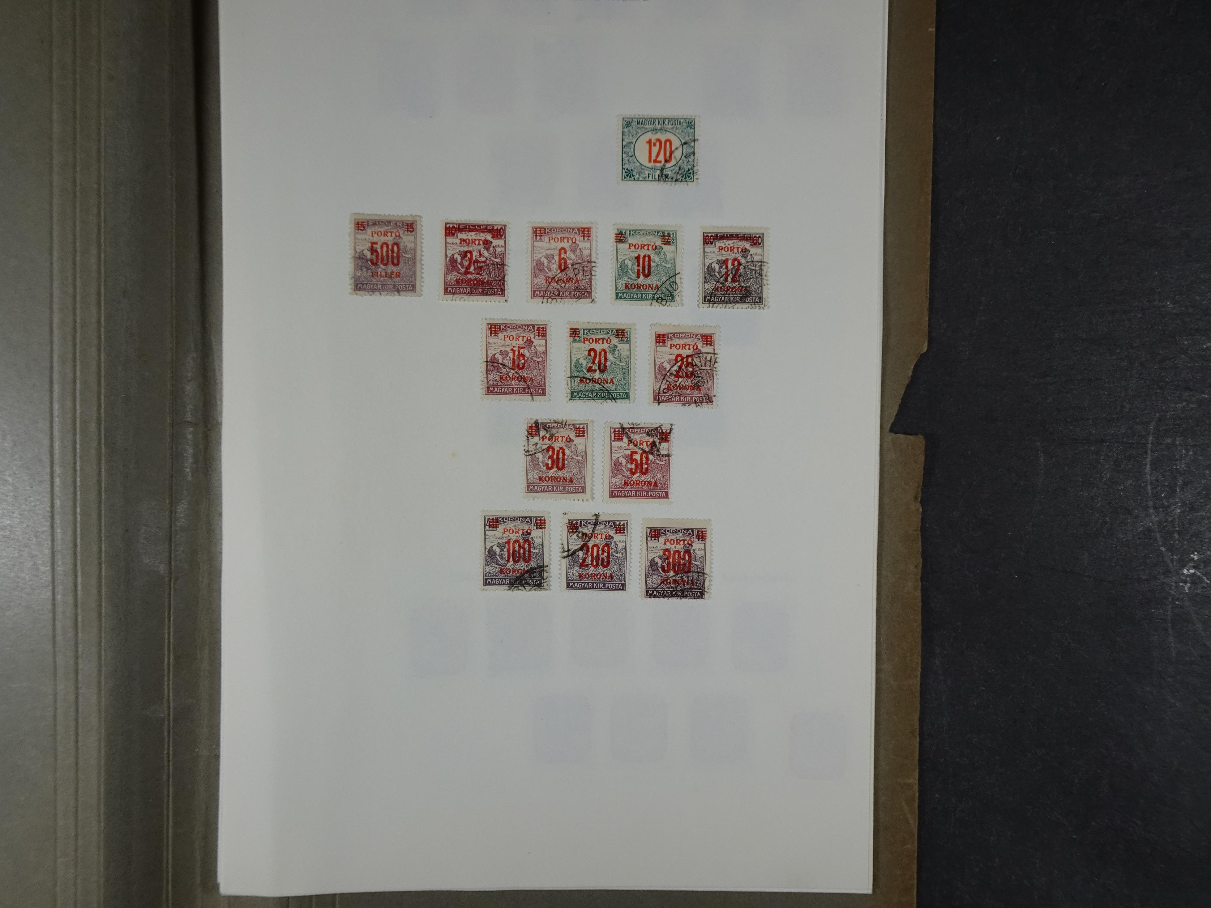 Aardige collectie met fraai gestempelde begin periode materiaal 1e plakker. 52