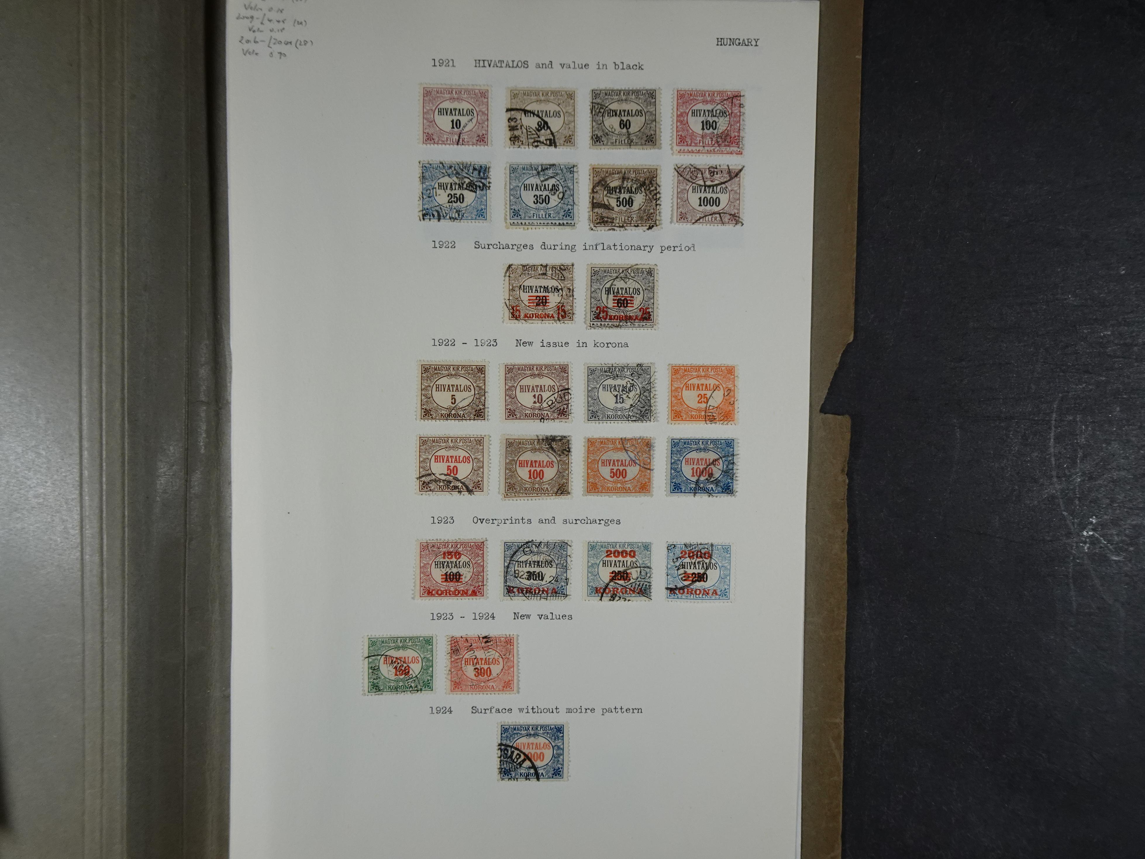 Aardige collectie met fraai gestempelde begin periode materiaal 1e plakker. 57