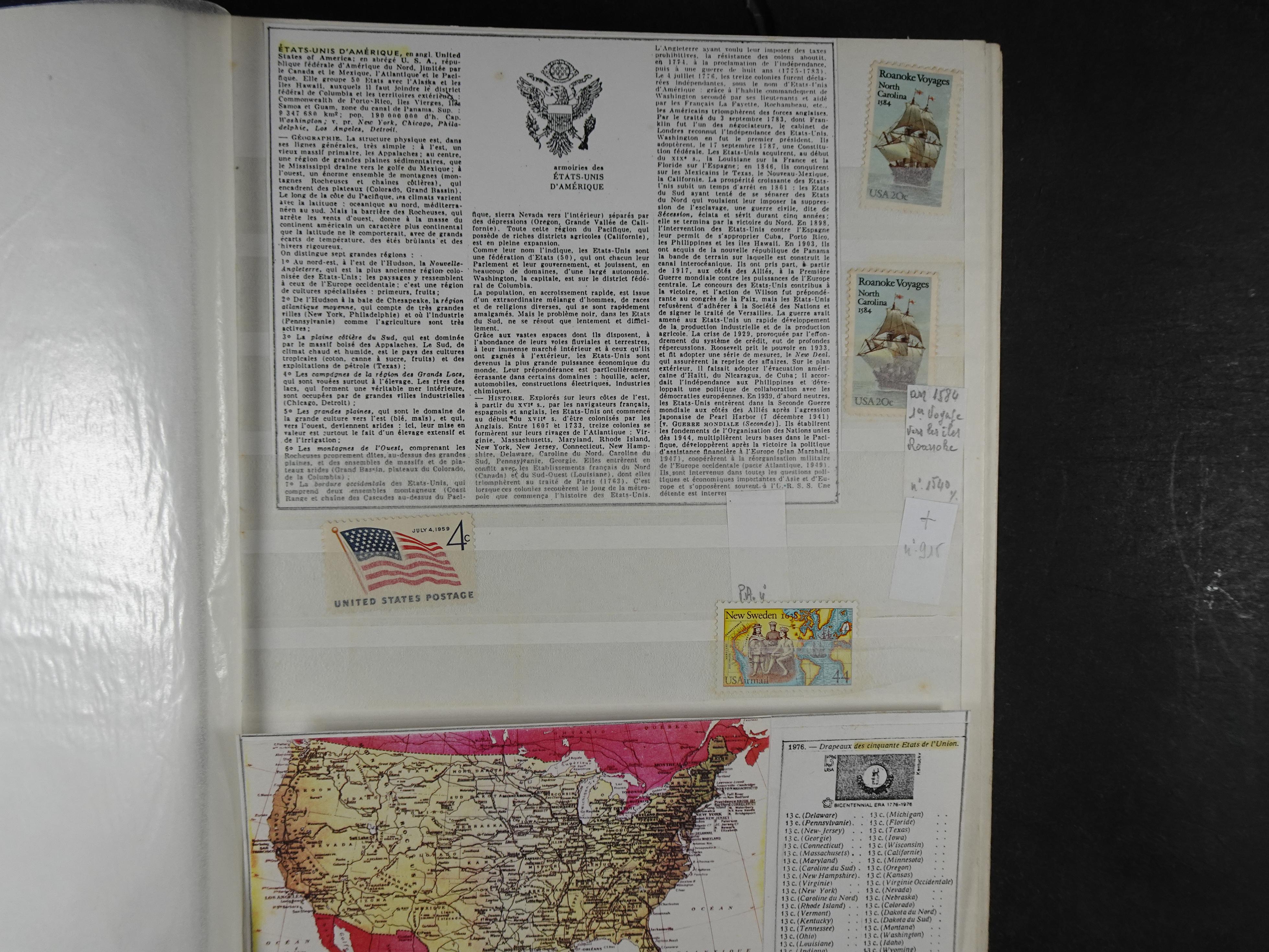 Fraai collectie, veel postfris materiaal onder andere presidenten serie.