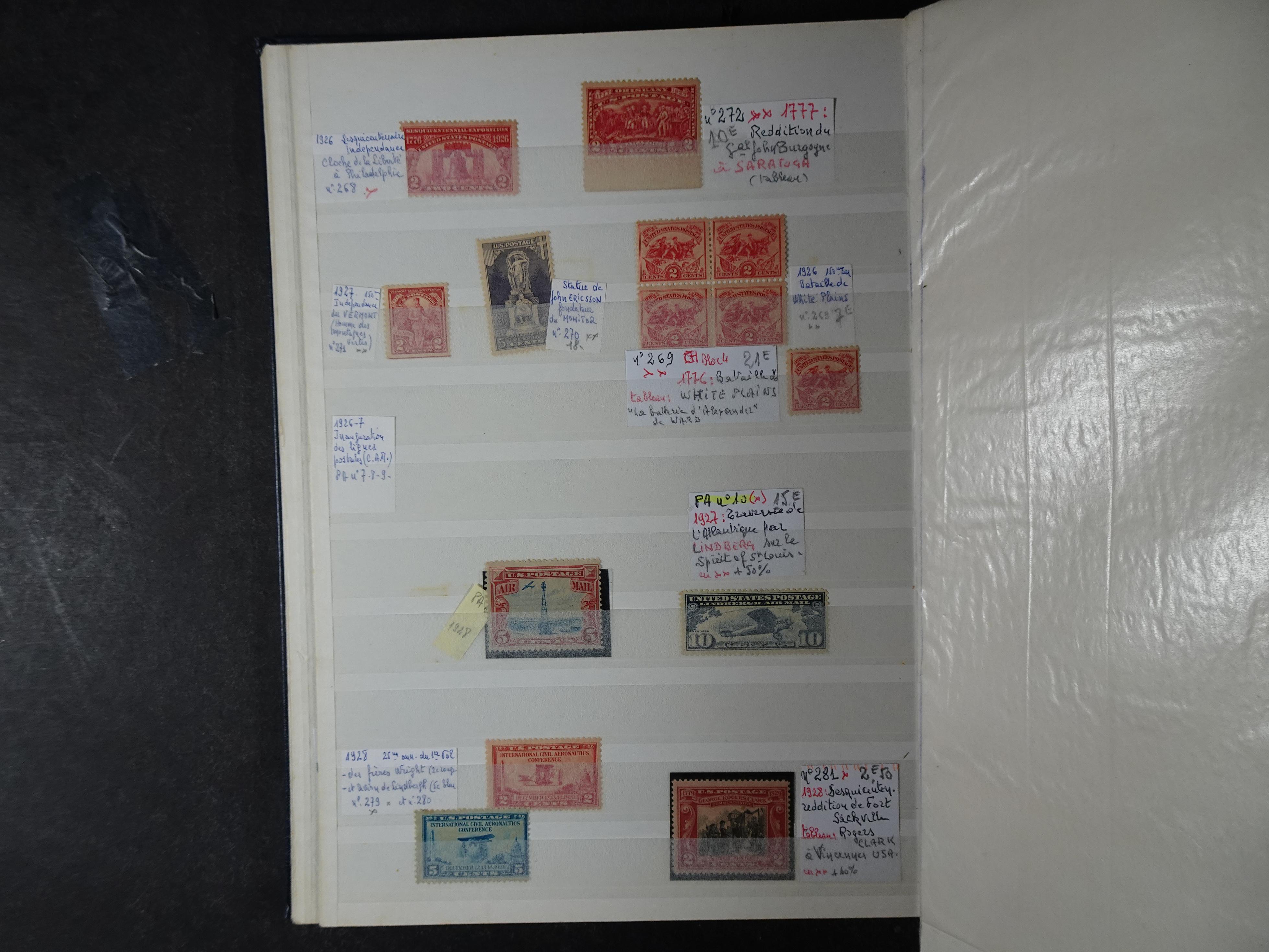 Fraai collectie, veel postfris materiaal onder andere presidenten serie. 12