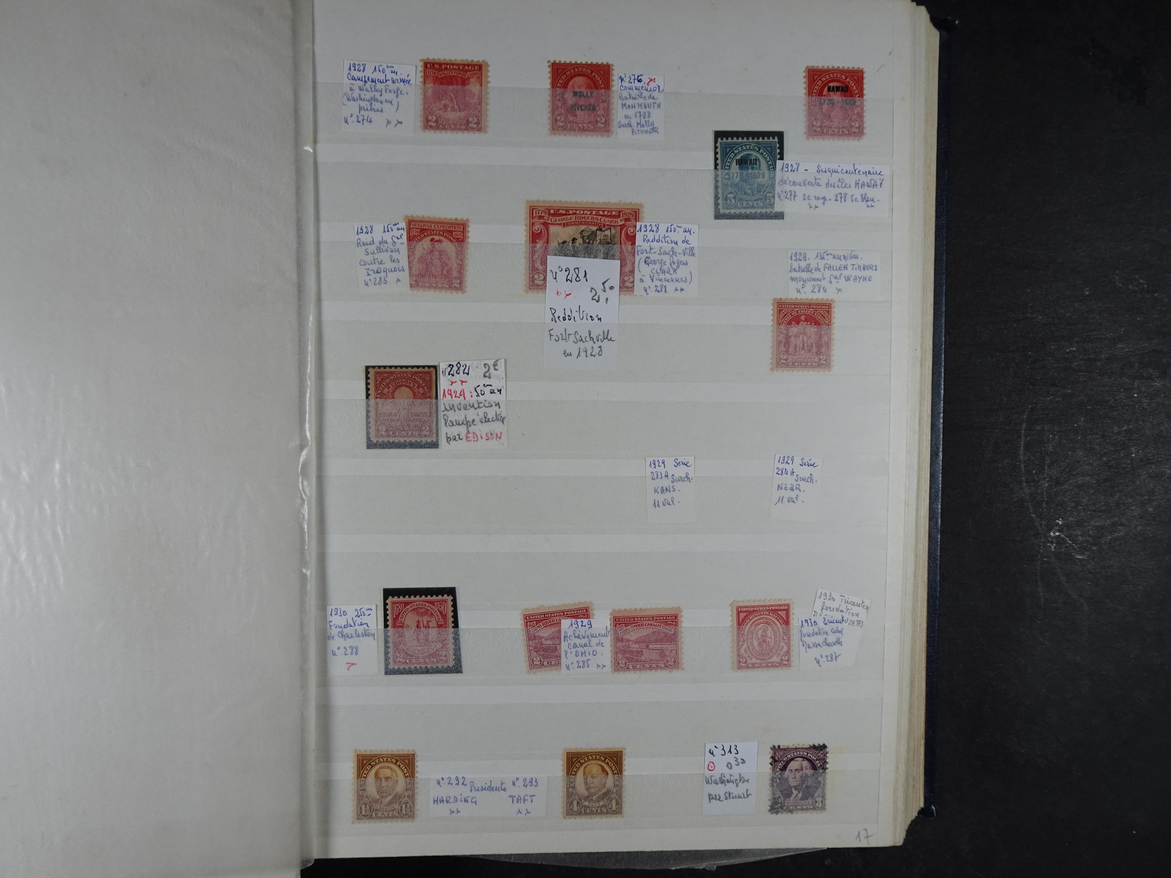 Fraai collectie, veel postfris materiaal onder andere presidenten serie. 13