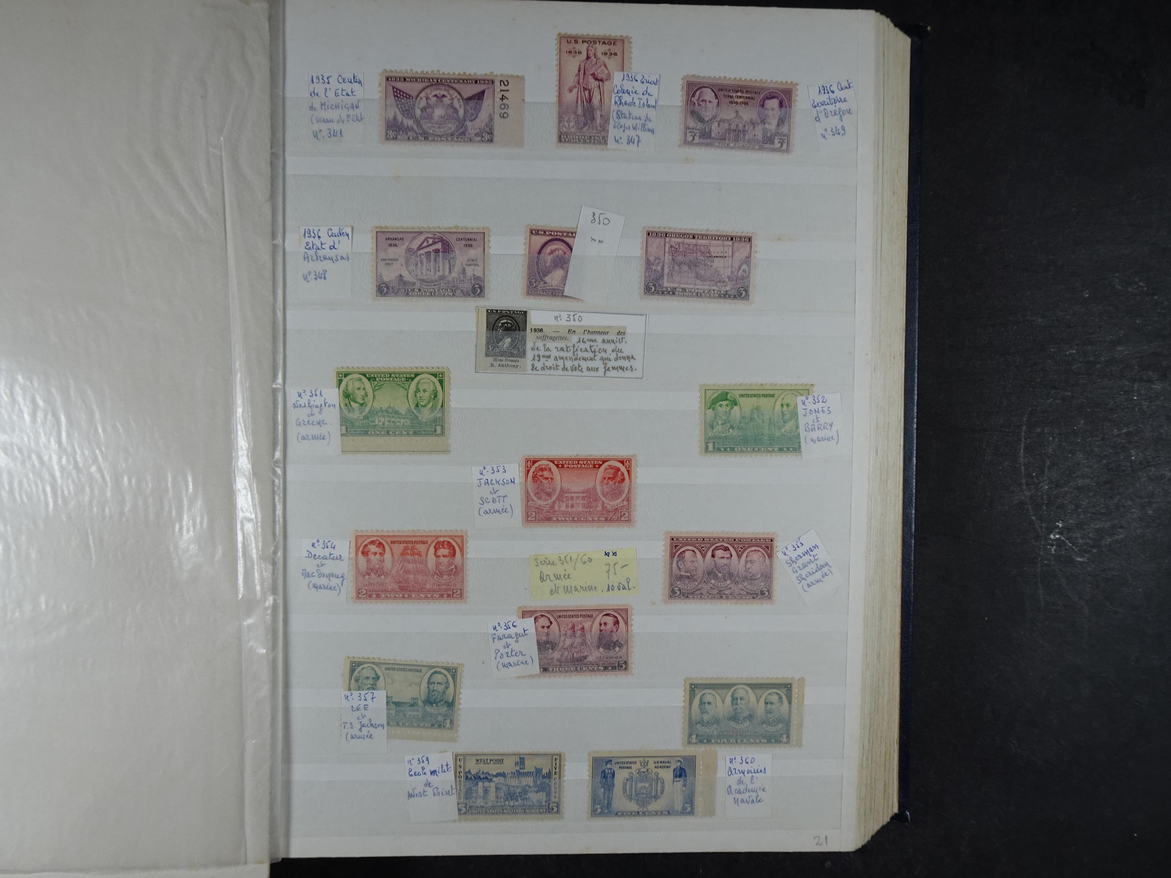 Fraai collectie, veel postfris materiaal onder andere presidenten serie. 17