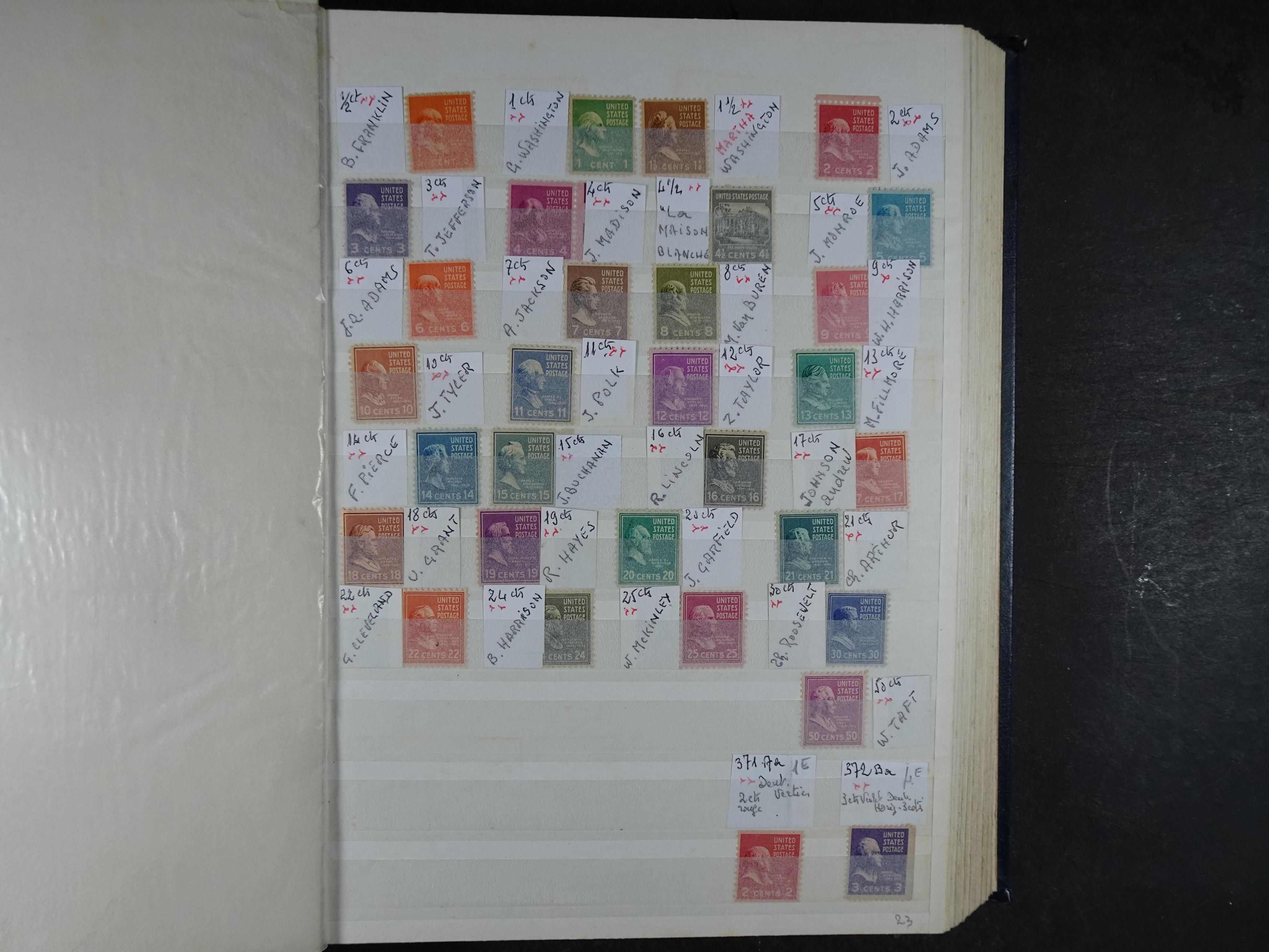 Fraai collectie, veel postfris materiaal onder andere presidenten serie. 19