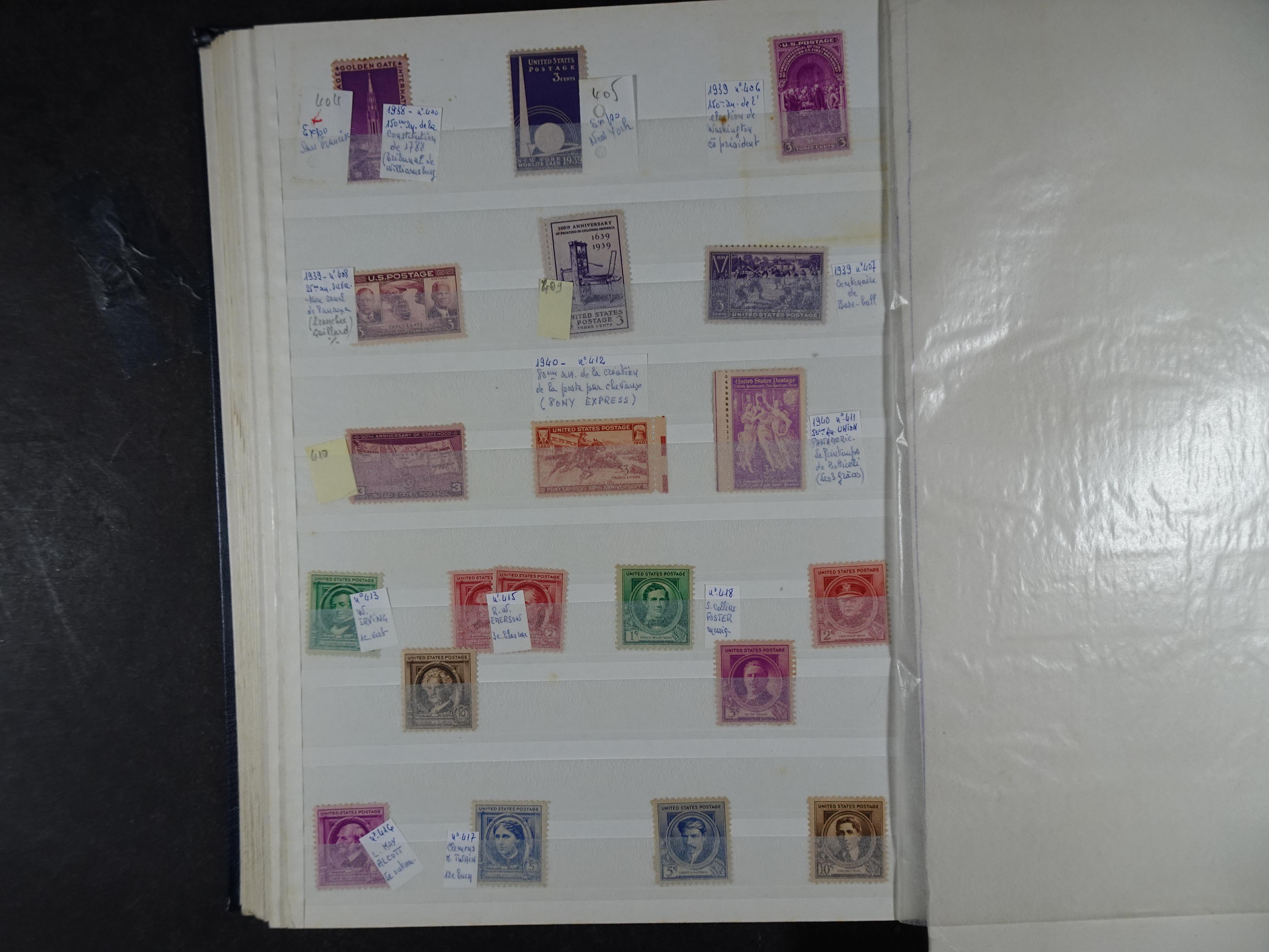 Fraai collectie, veel postfris materiaal onder andere presidenten serie. 20