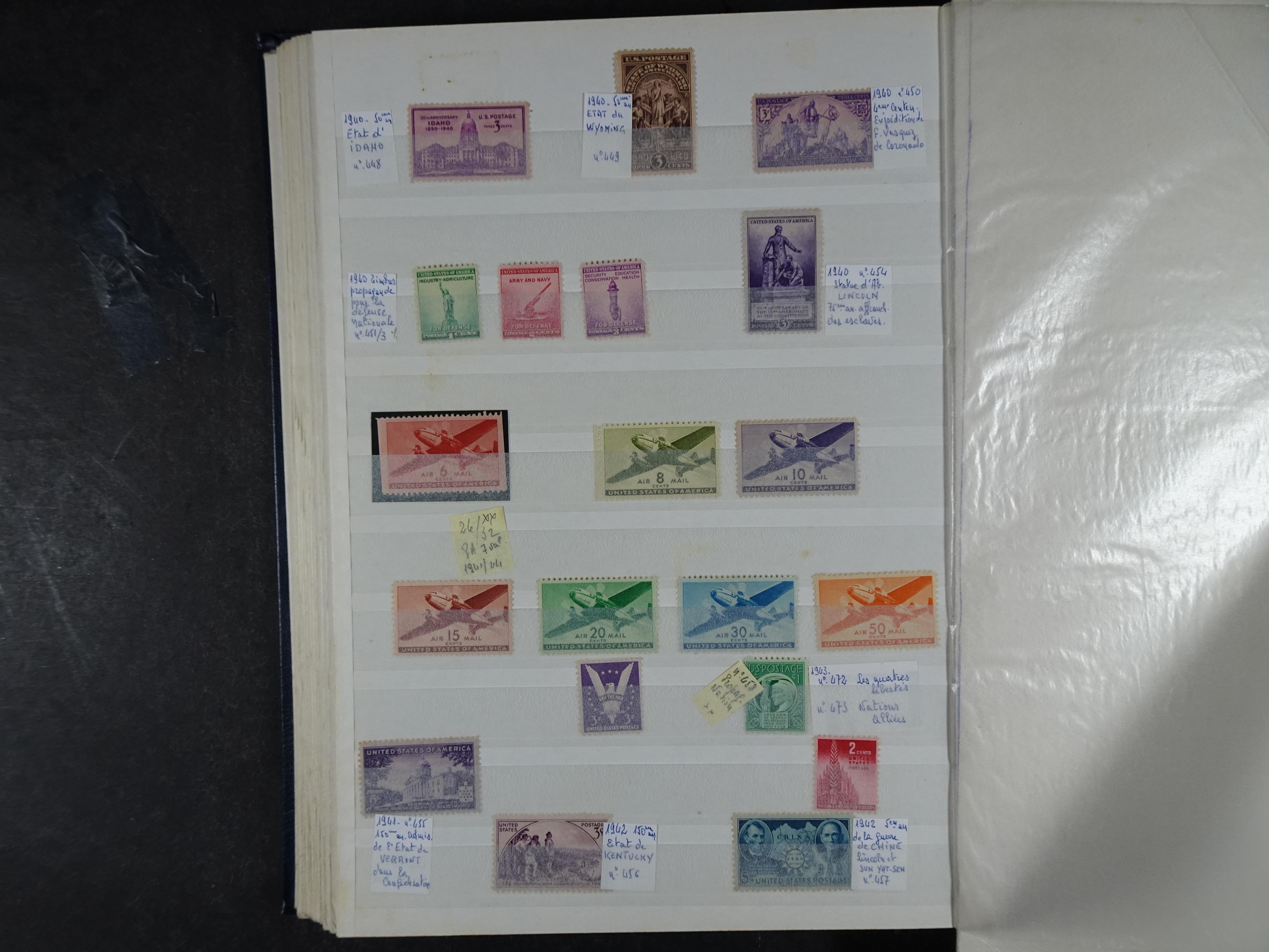 Fraai collectie, veel postfris materiaal onder andere presidenten serie. 22