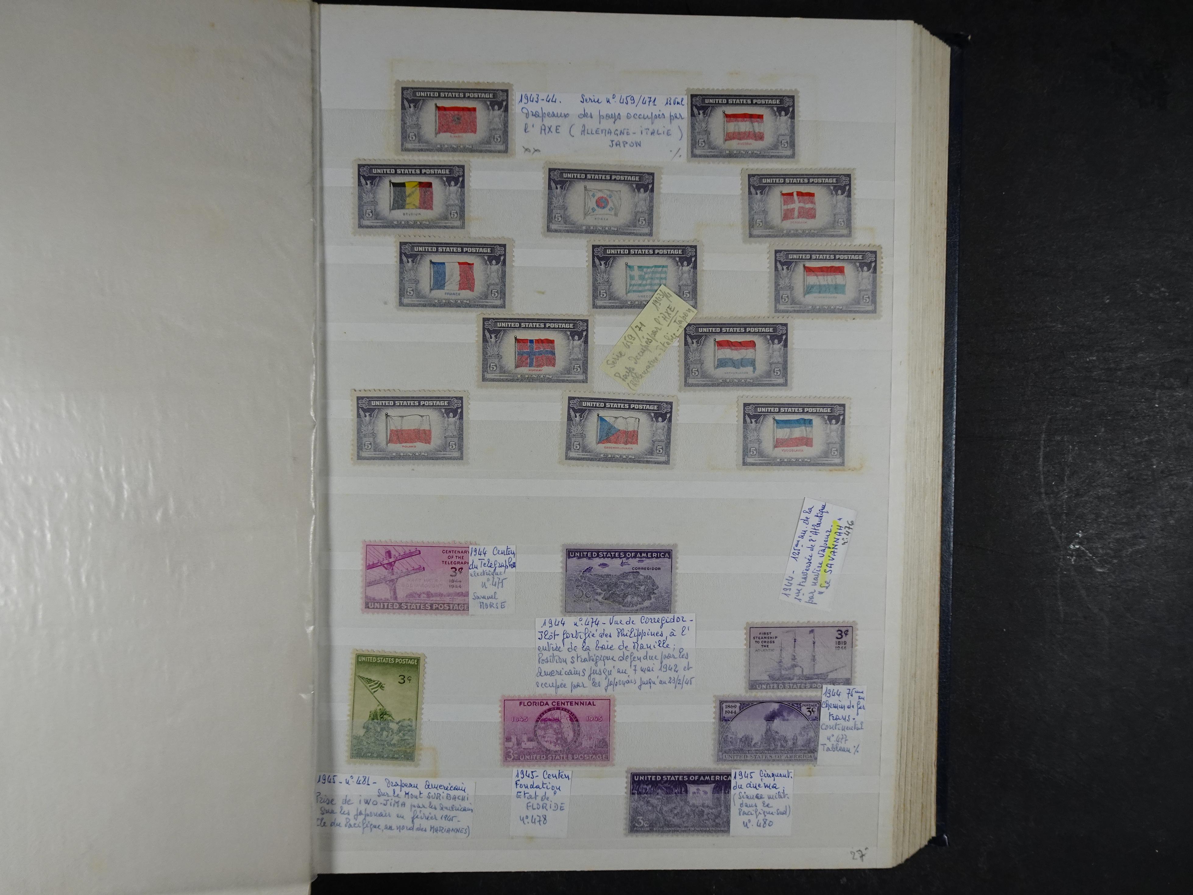 Fraai collectie, veel postfris materiaal onder andere presidenten serie. 23