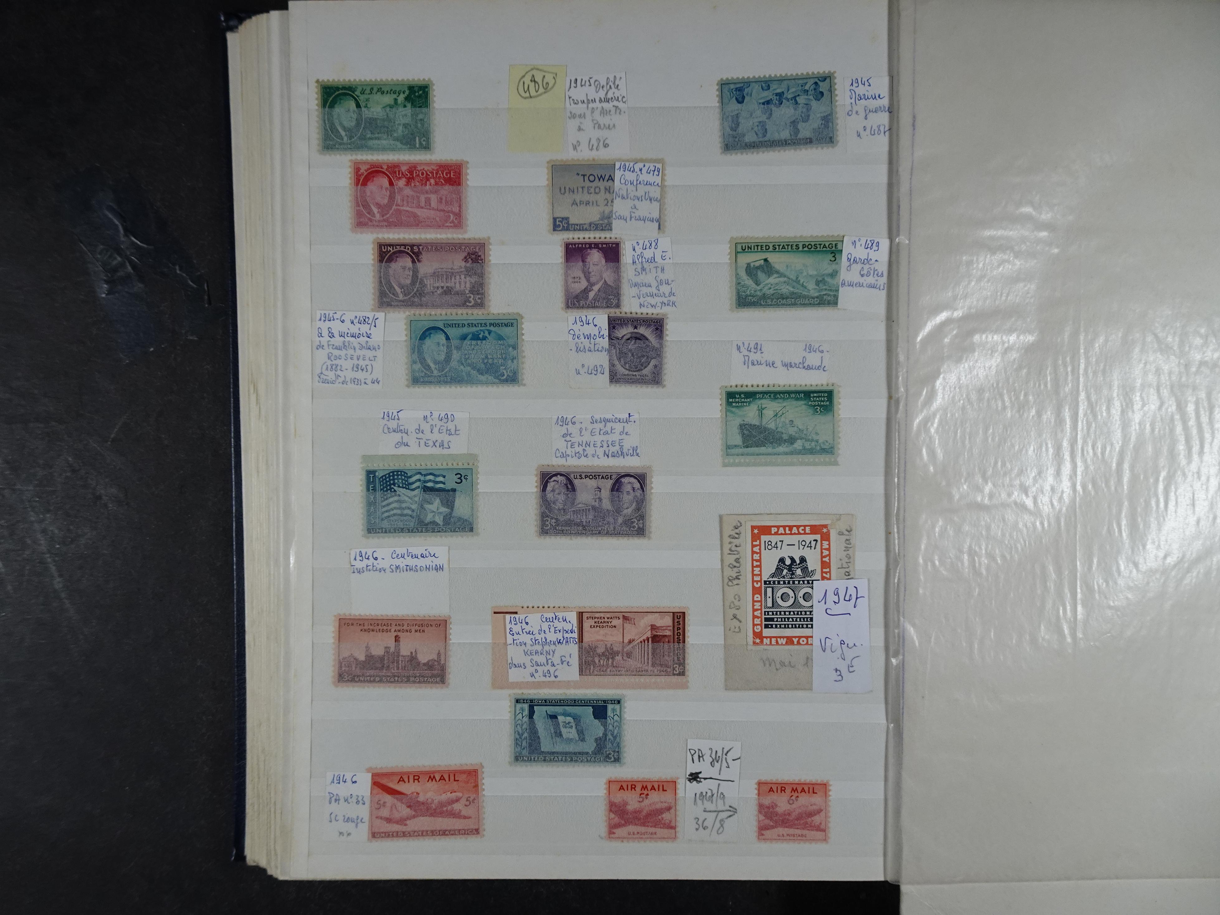 Fraai collectie, veel postfris materiaal onder andere presidenten serie. 24