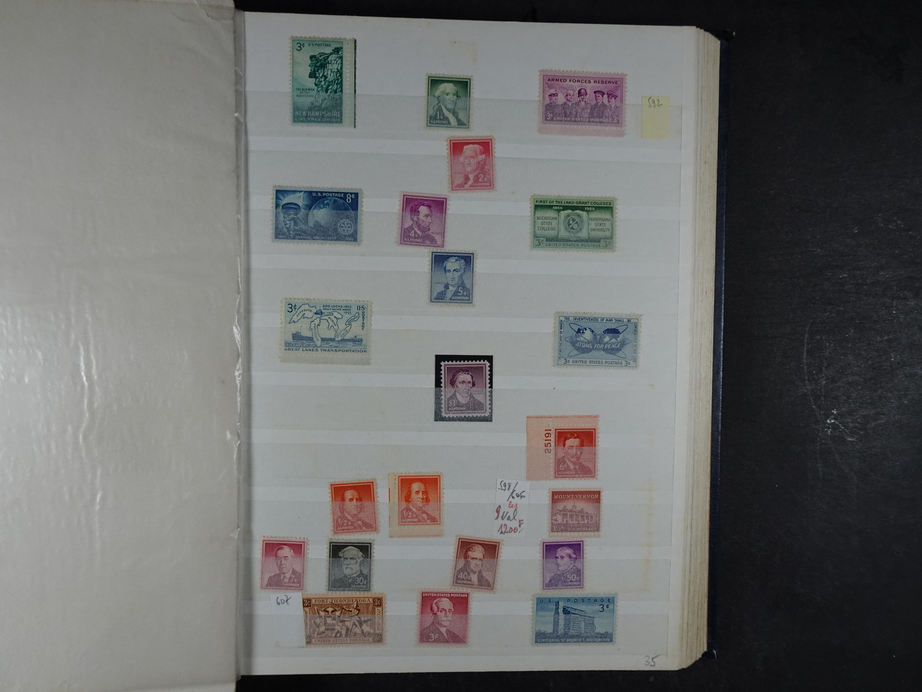 Fraai collectie, veel postfris materiaal onder andere presidenten serie. 31