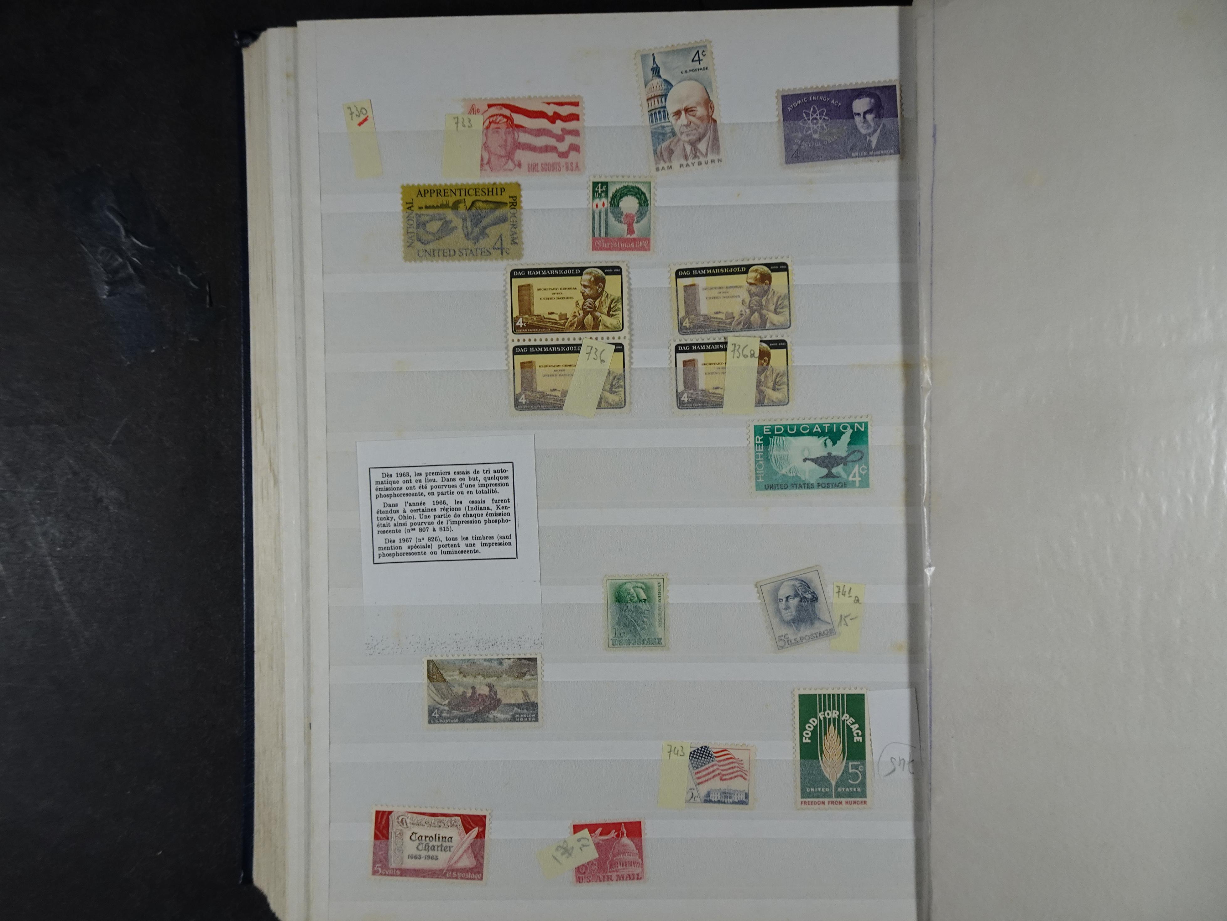 Fraai collectie, veel postfris materiaal onder andere presidenten serie. 40