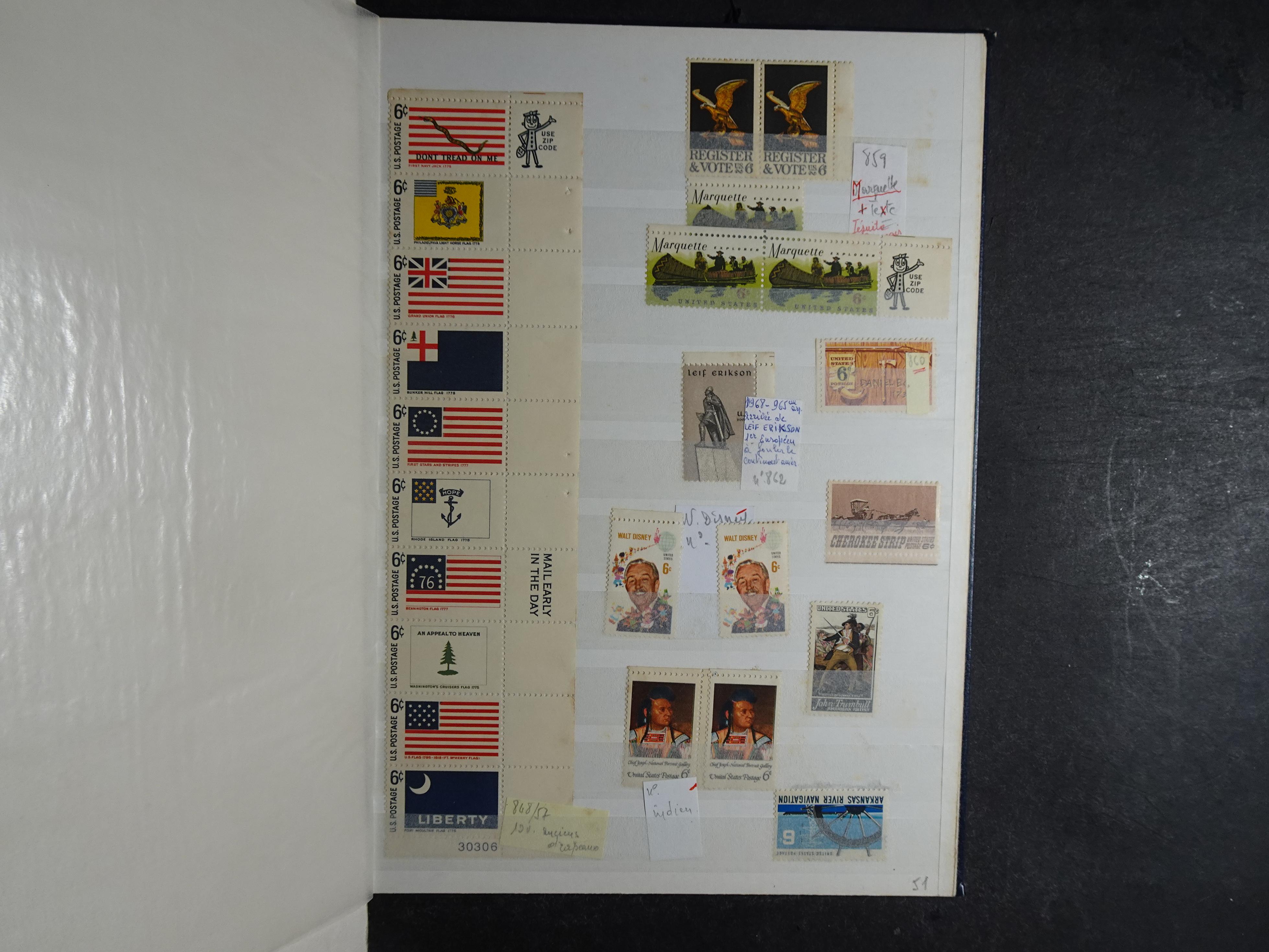 Fraai collectie, veel postfris materiaal onder andere presidenten serie. 47