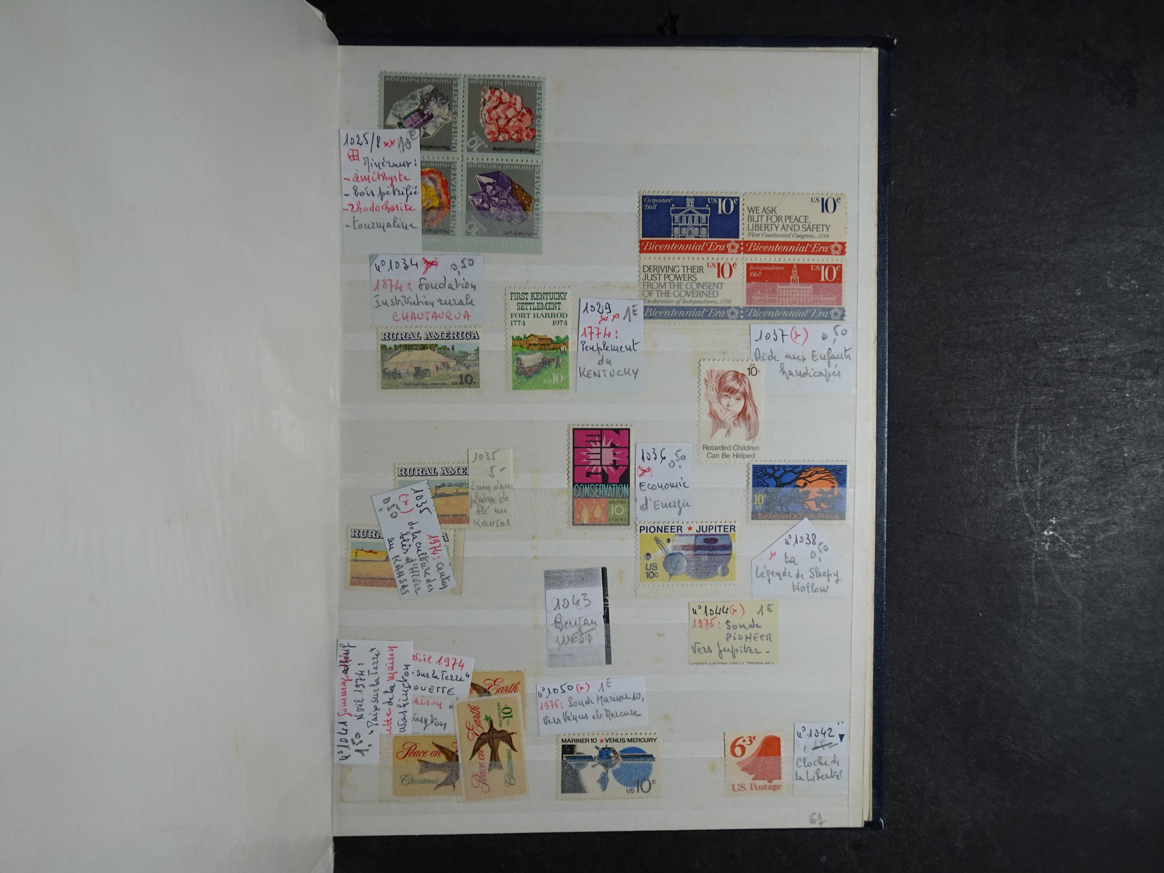 Fraai collectie, veel postfris materiaal onder andere presidenten serie. 58