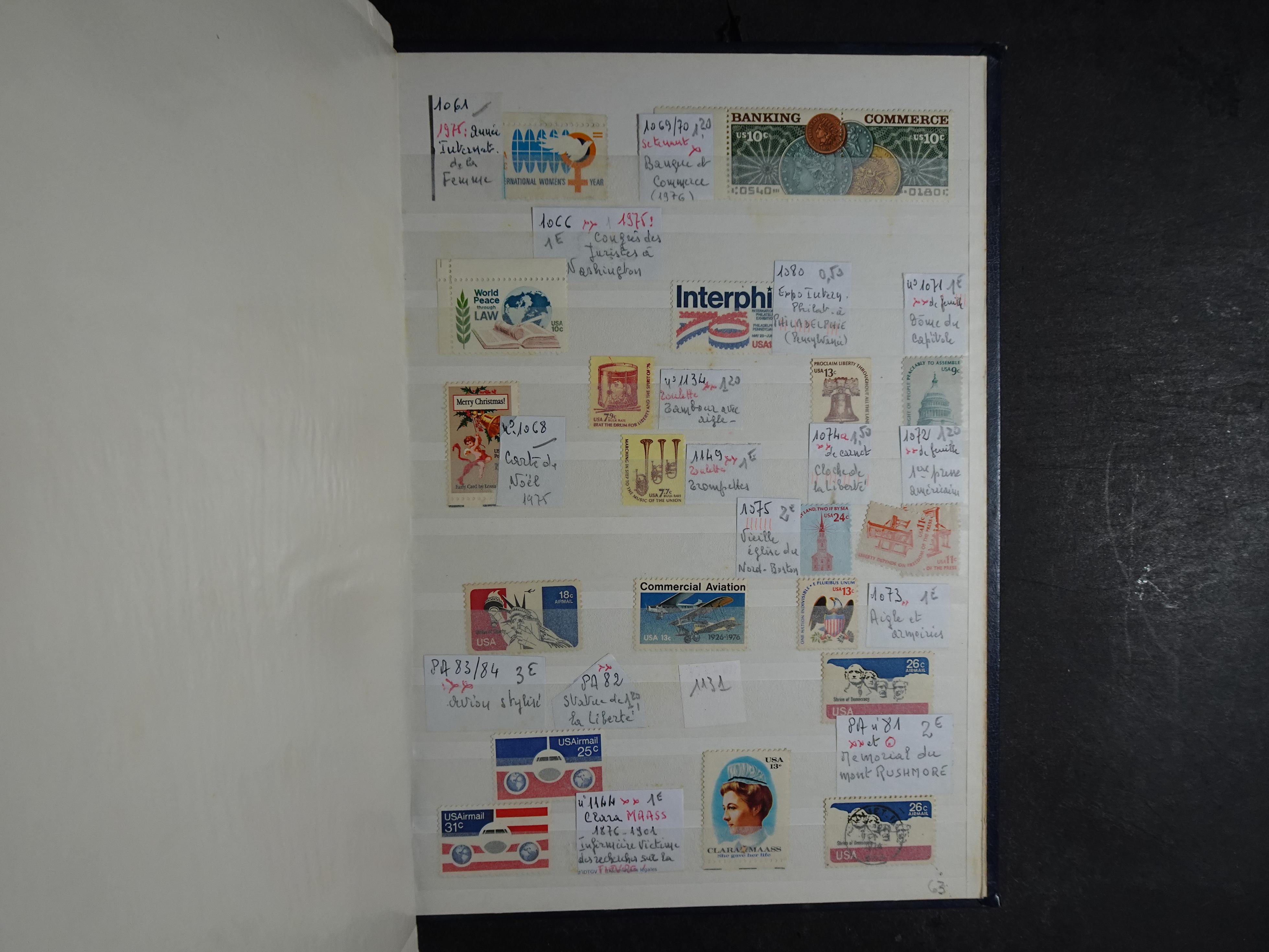 Fraai collectie, veel postfris materiaal onder andere presidenten serie. 60