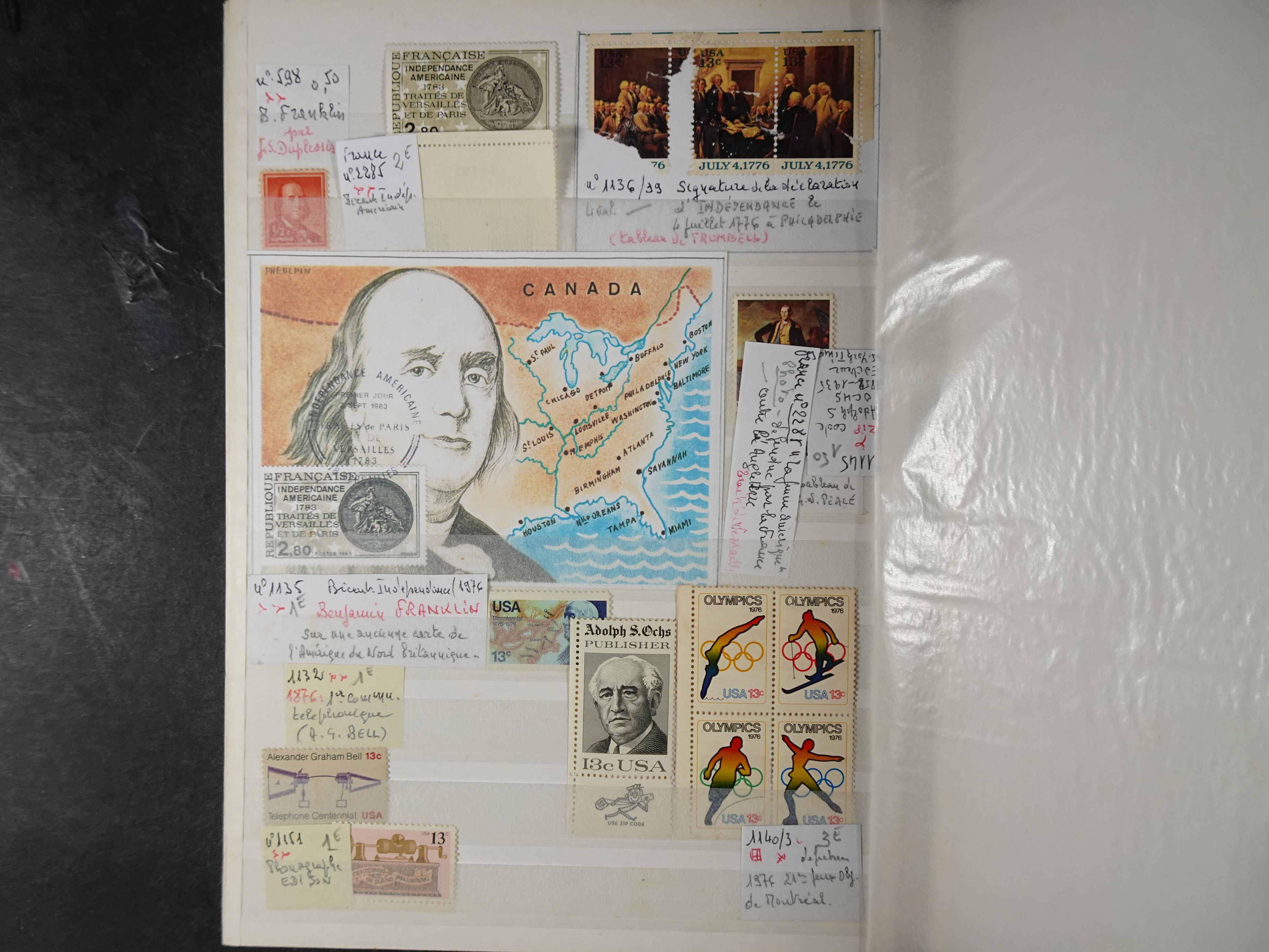 Fraai collectie, veel postfris materiaal onder andere presidenten serie. 61