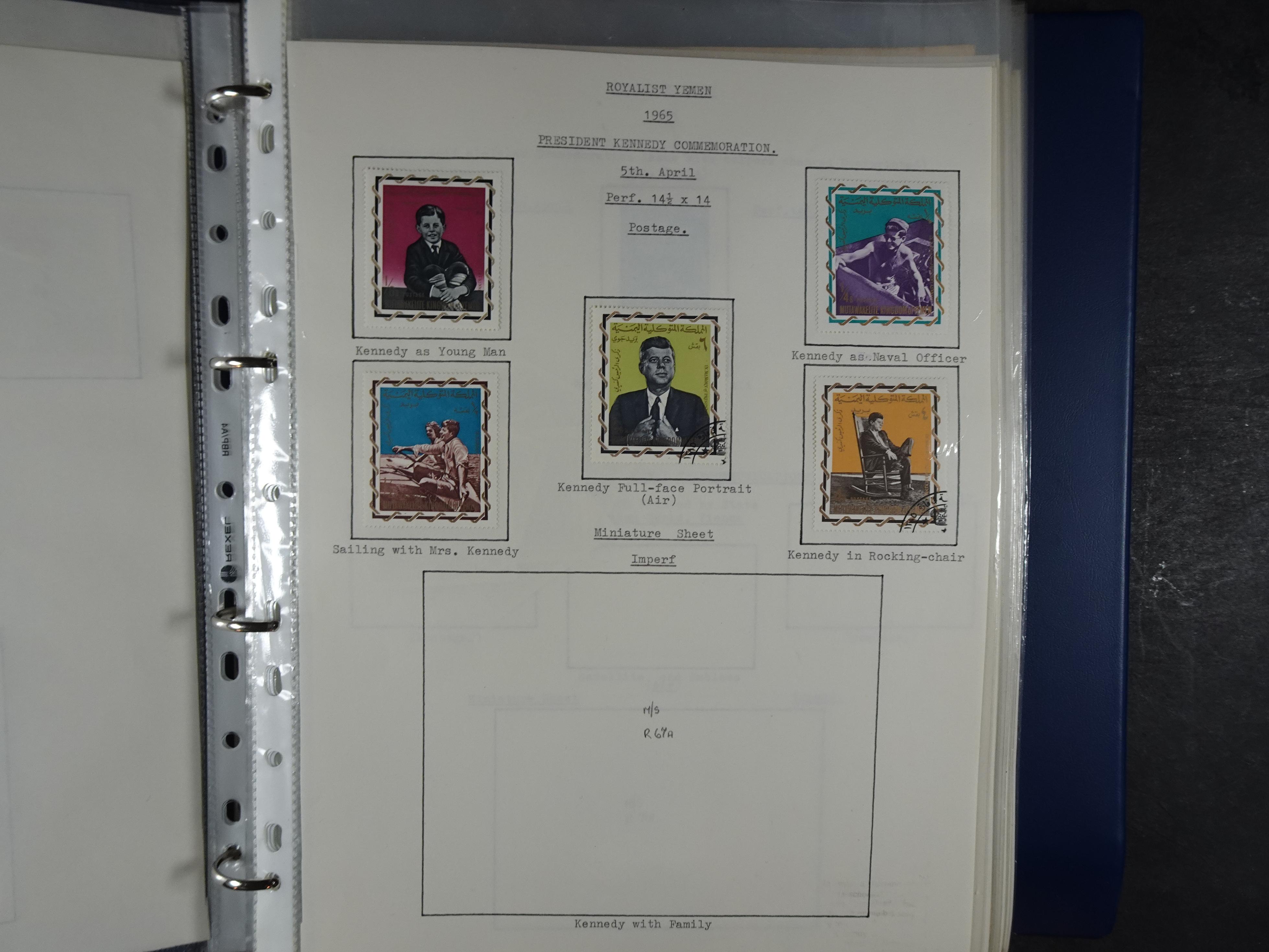 Mooie opgezette collectie veel deel gestempeld met betere blokken. 
Jaren 60 postfris. 4