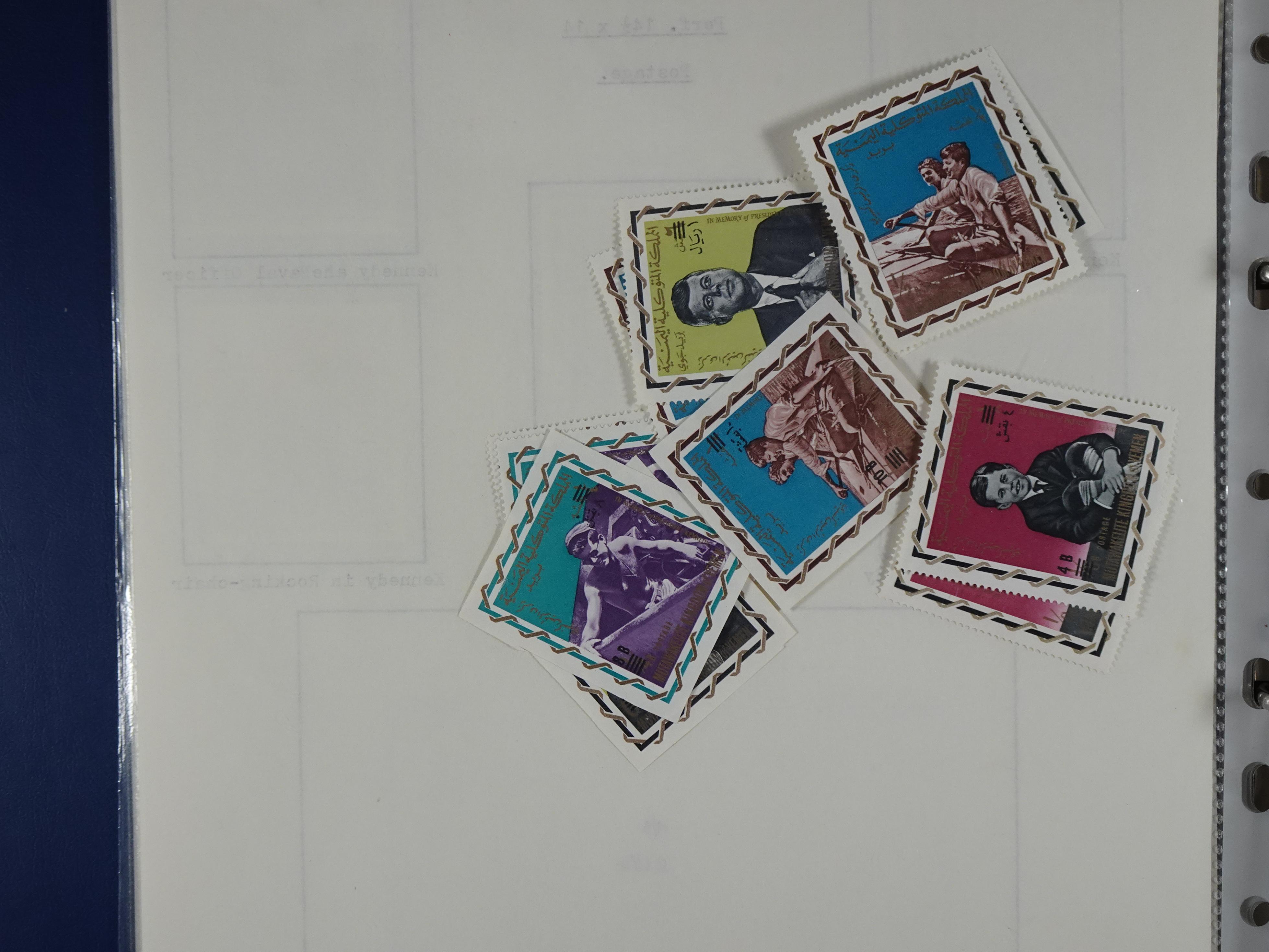 Mooie opgezette collectie veel deel gestempeld met betere blokken. 
Jaren 60 postfris. 5