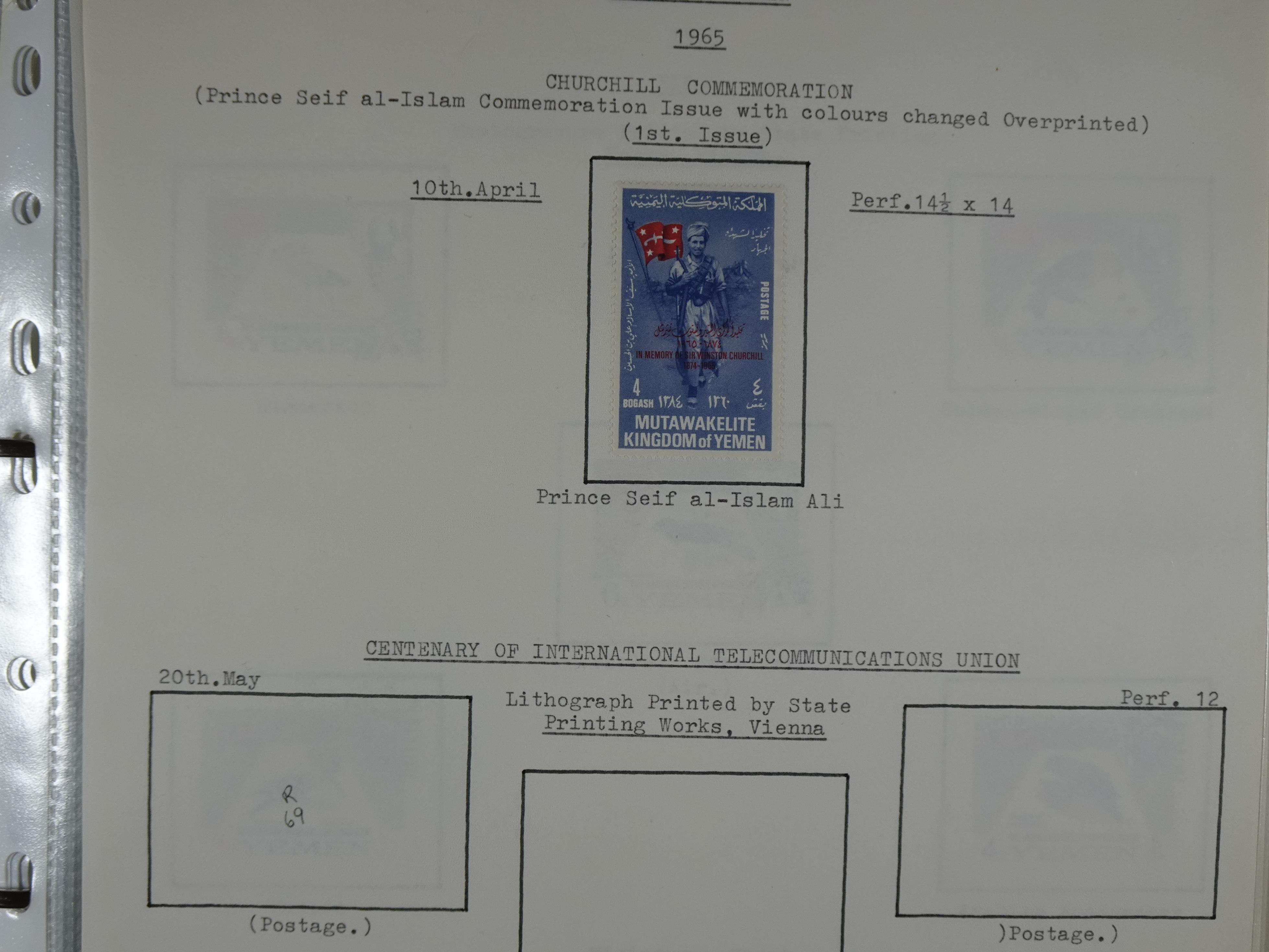 Mooie opgezette collectie veel deel gestempeld met betere blokken. 
Jaren 60 postfris. 6