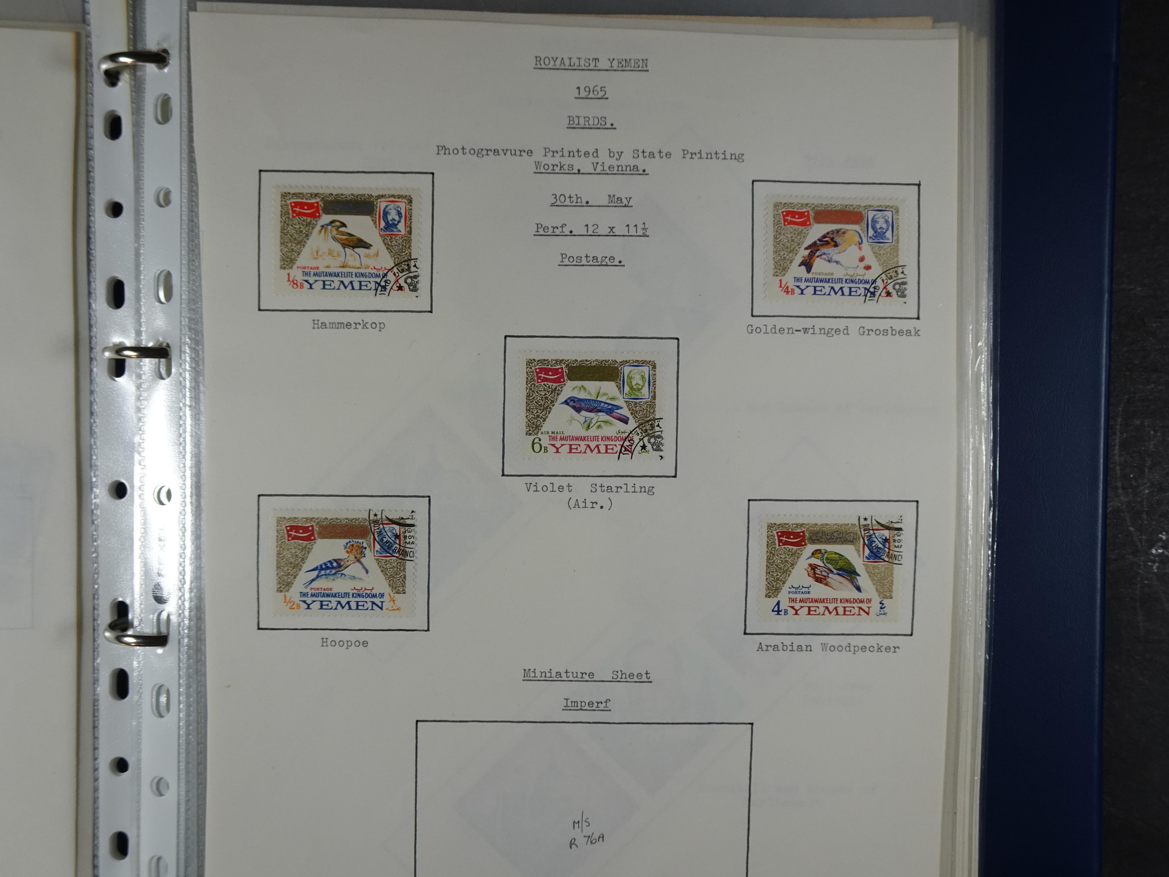 Mooie opgezette collectie veel deel gestempeld met betere blokken. 
Jaren 60 postfris. 7