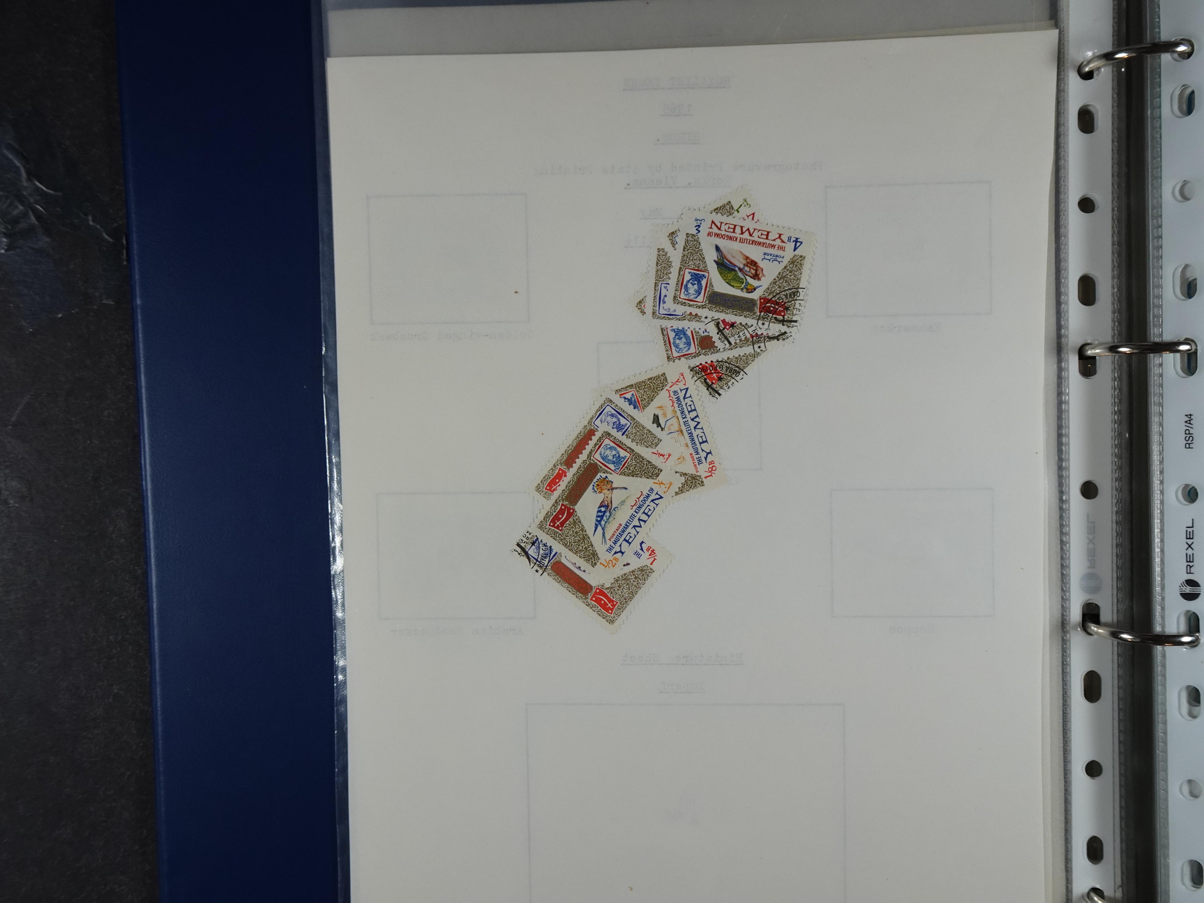 Mooie opgezette collectie veel deel gestempeld met betere blokken. 
Jaren 60 postfris. 8