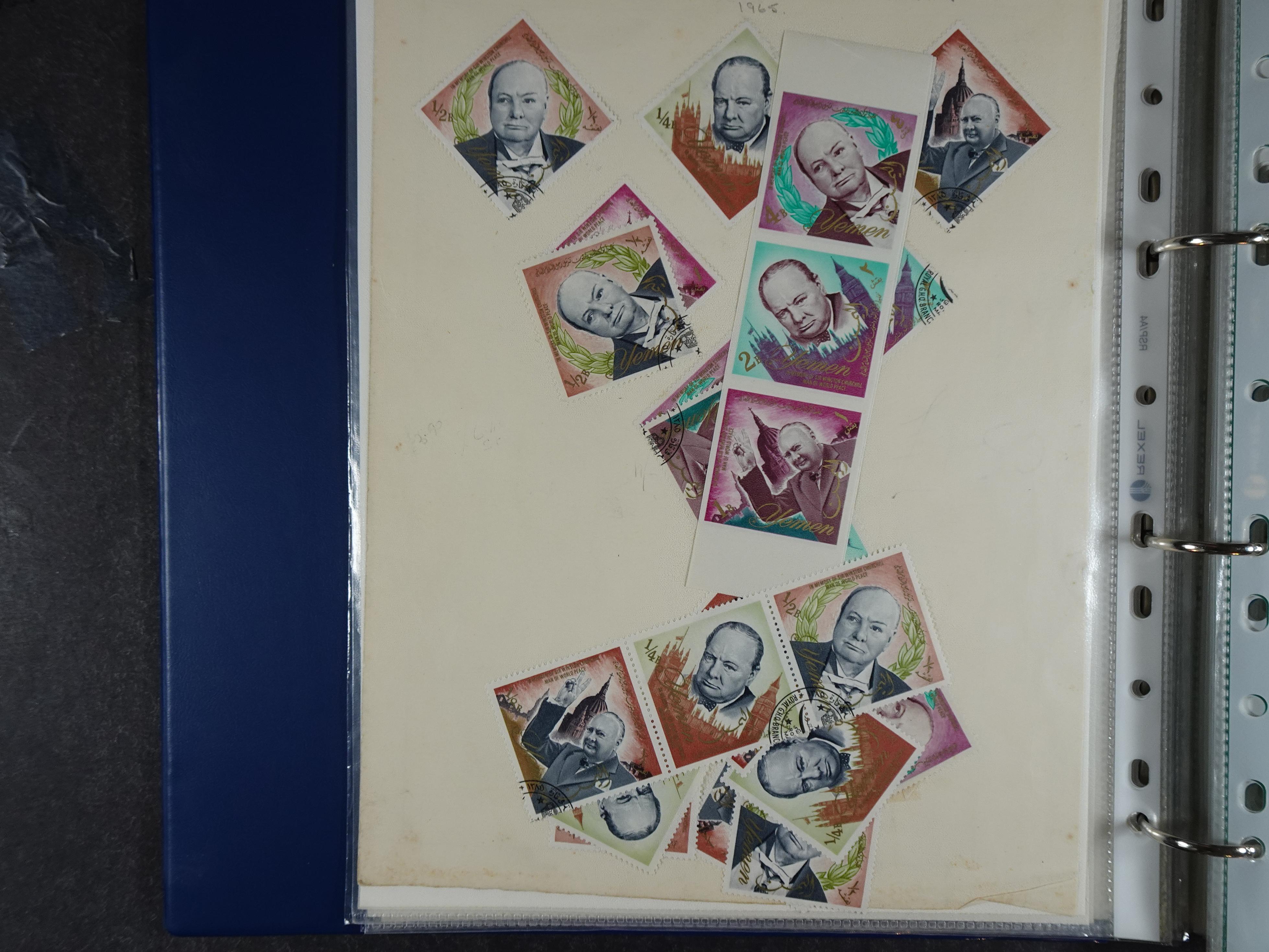 Mooie opgezette collectie veel deel gestempeld met betere blokken. 
Jaren 60 postfris. 10