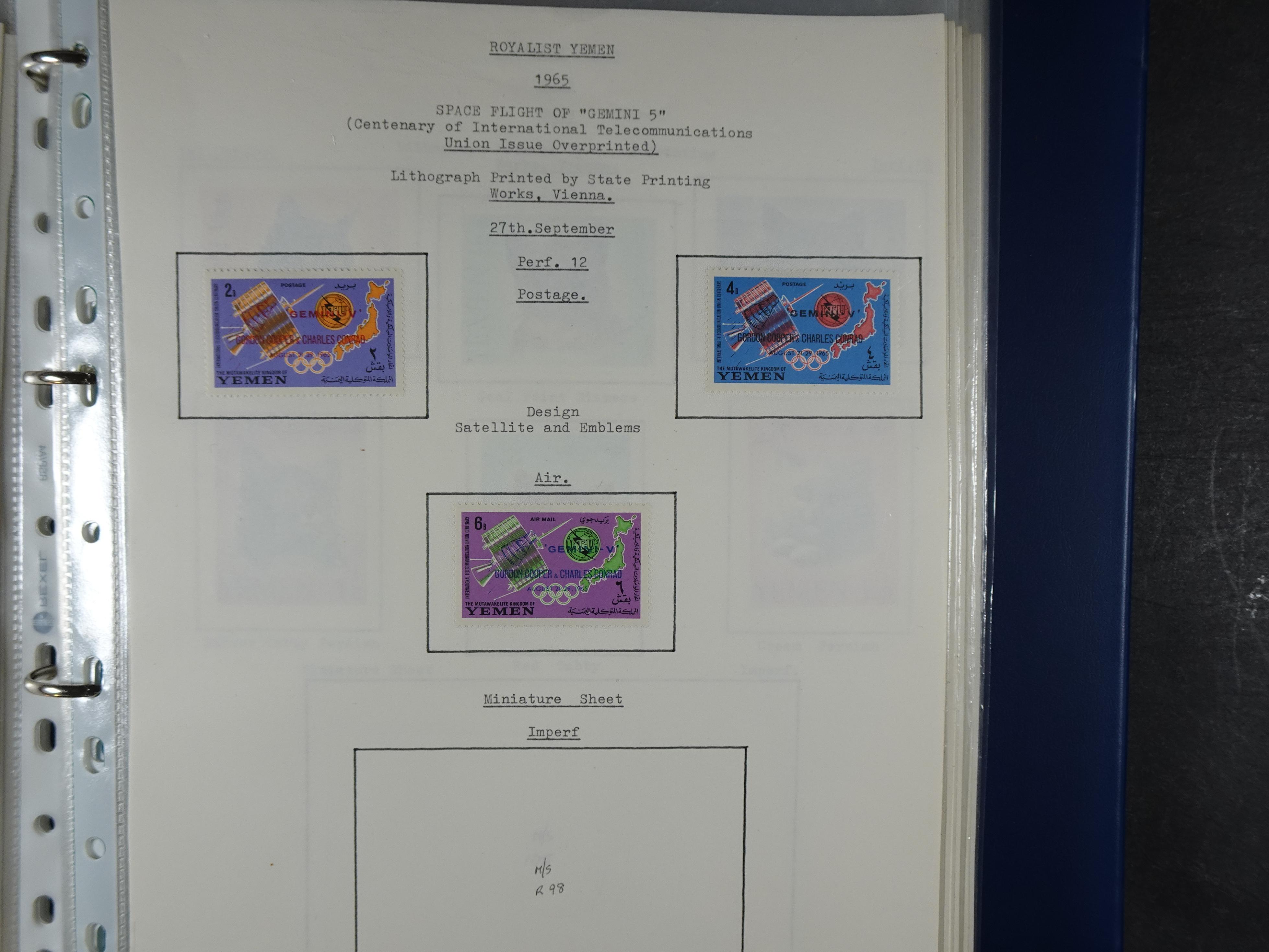 Mooie opgezette collectie veel deel gestempeld met betere blokken. 
Jaren 60 postfris. 11