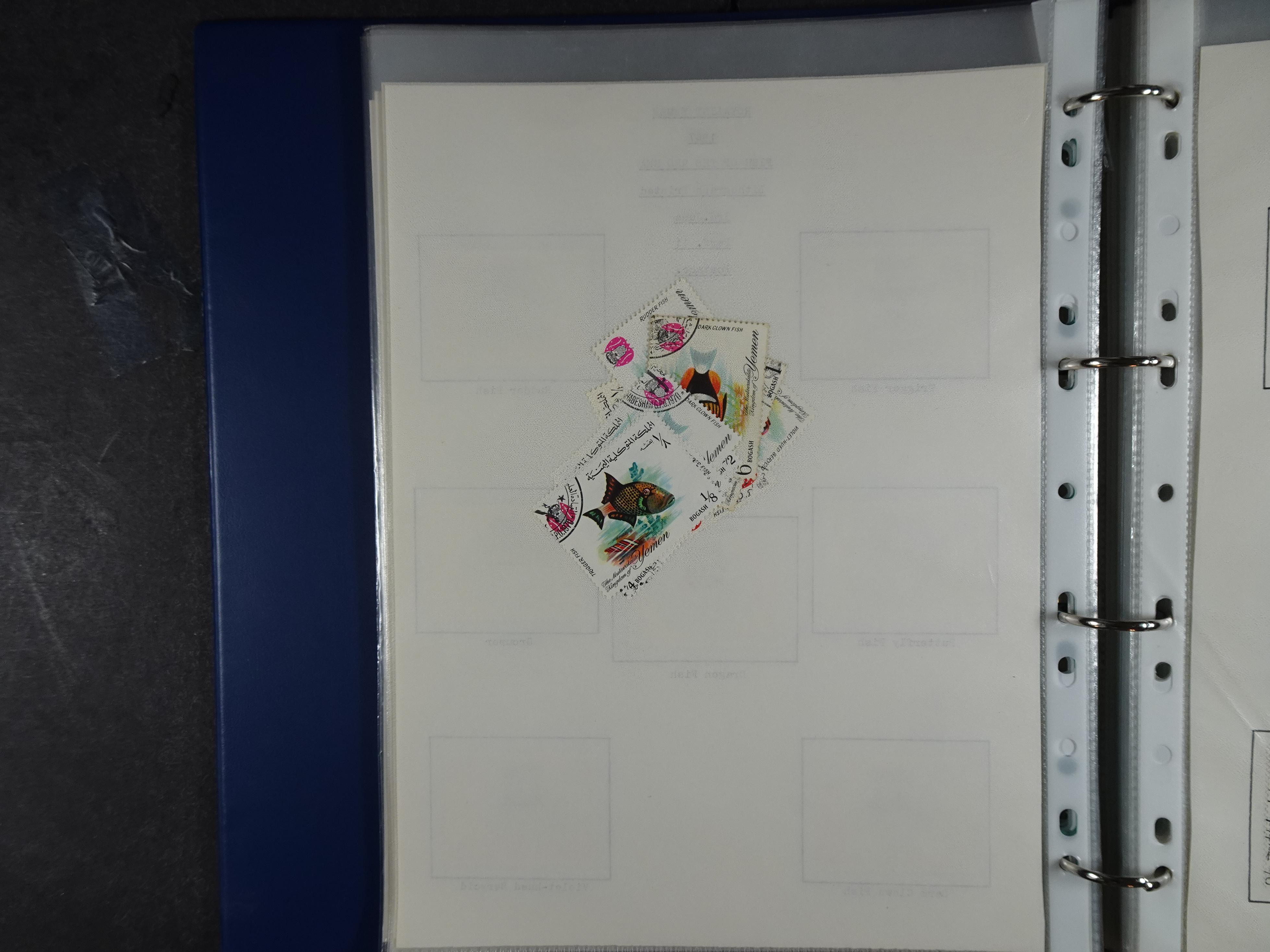 Mooie opgezette collectie veel deel gestempeld met betere blokken. 
Jaren 60 postfris. 29