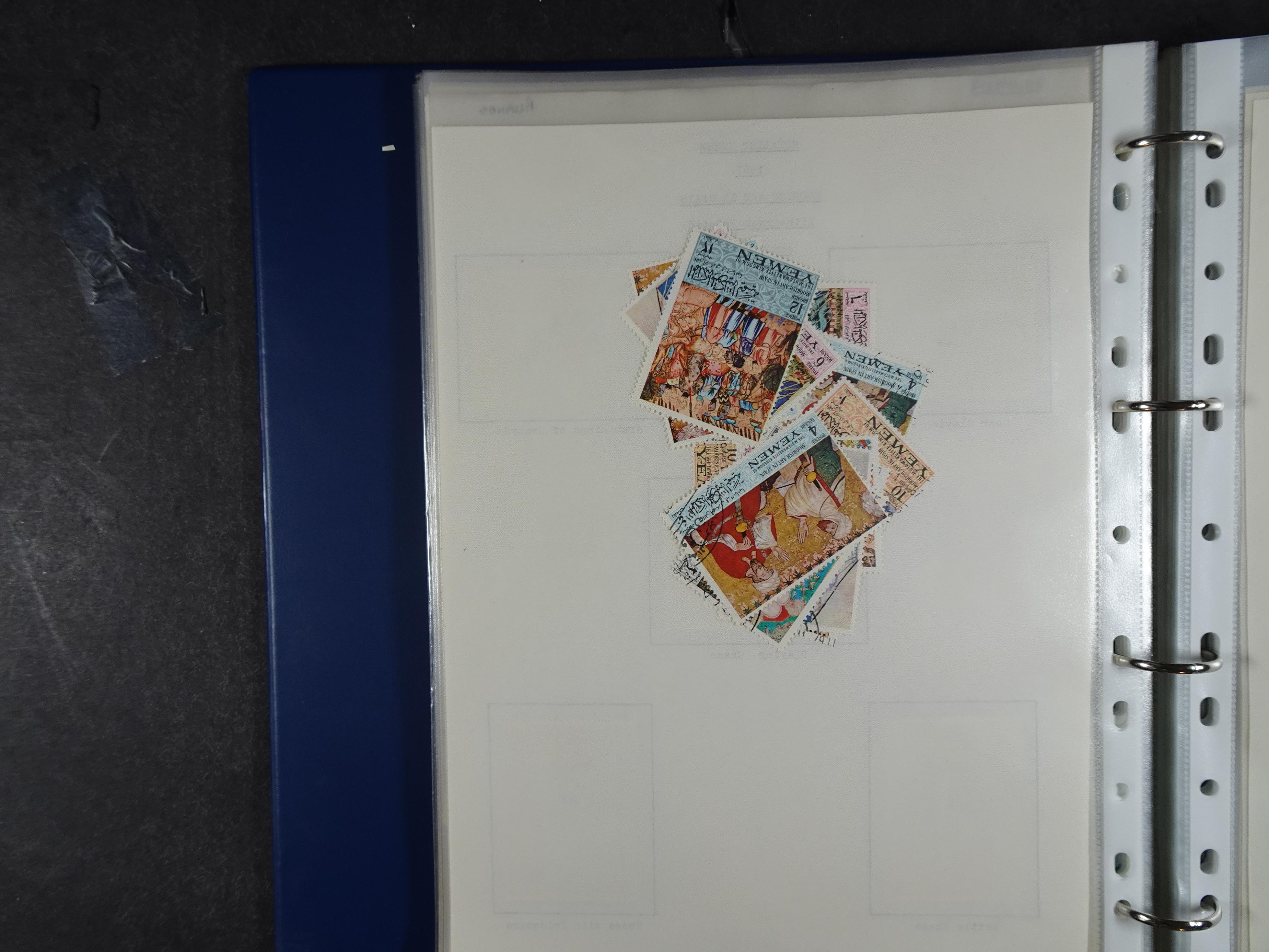 Mooie opgezette collectie veel deel gestempeld met betere blokken. 
Jaren 60 postfris. 44