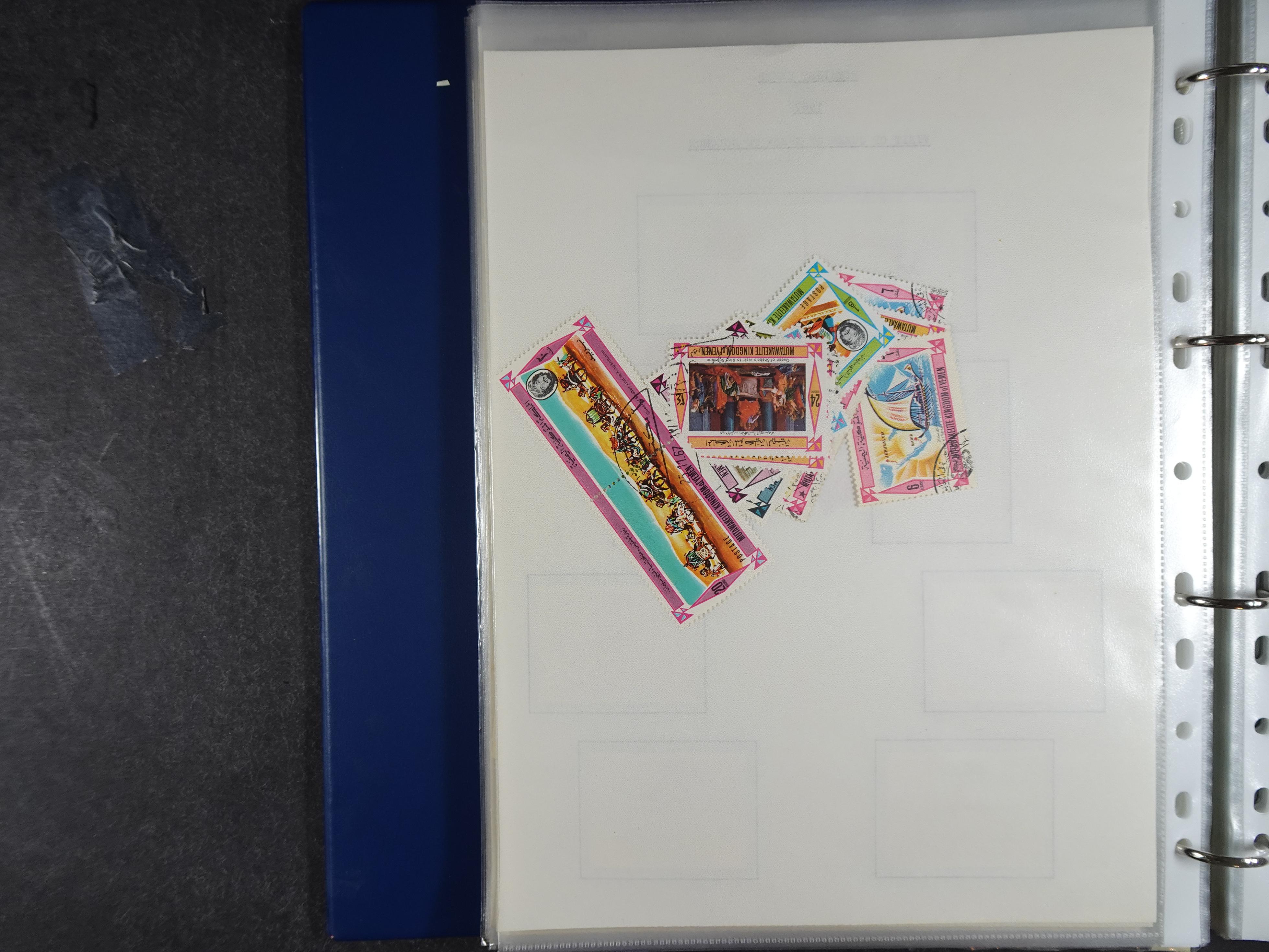 Mooie opgezette collectie veel deel gestempeld met betere blokken. 
Jaren 60 postfris. 50