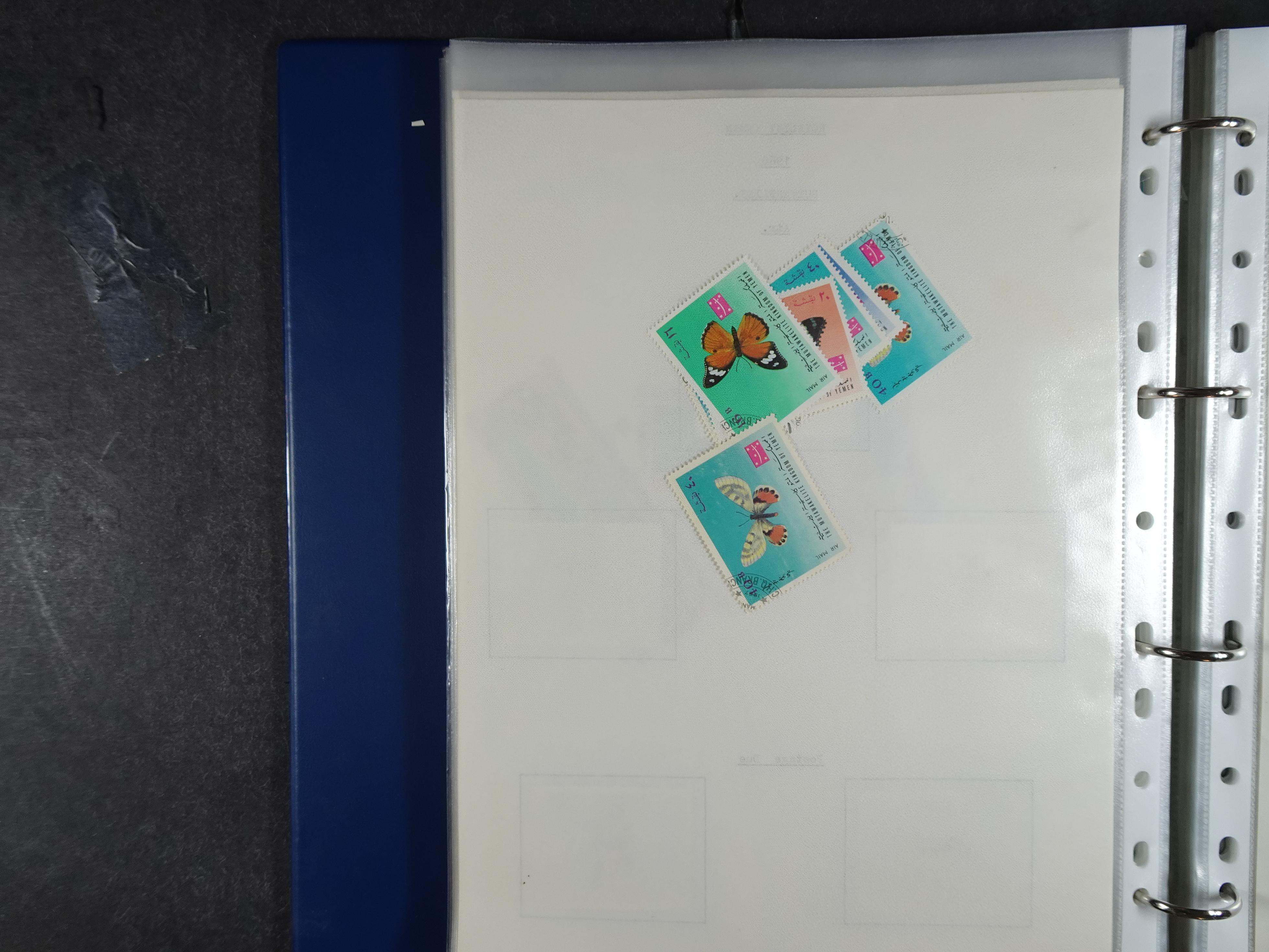 Mooie opgezette collectie veel deel gestempeld met betere blokken. 
Jaren 60 postfris. 52