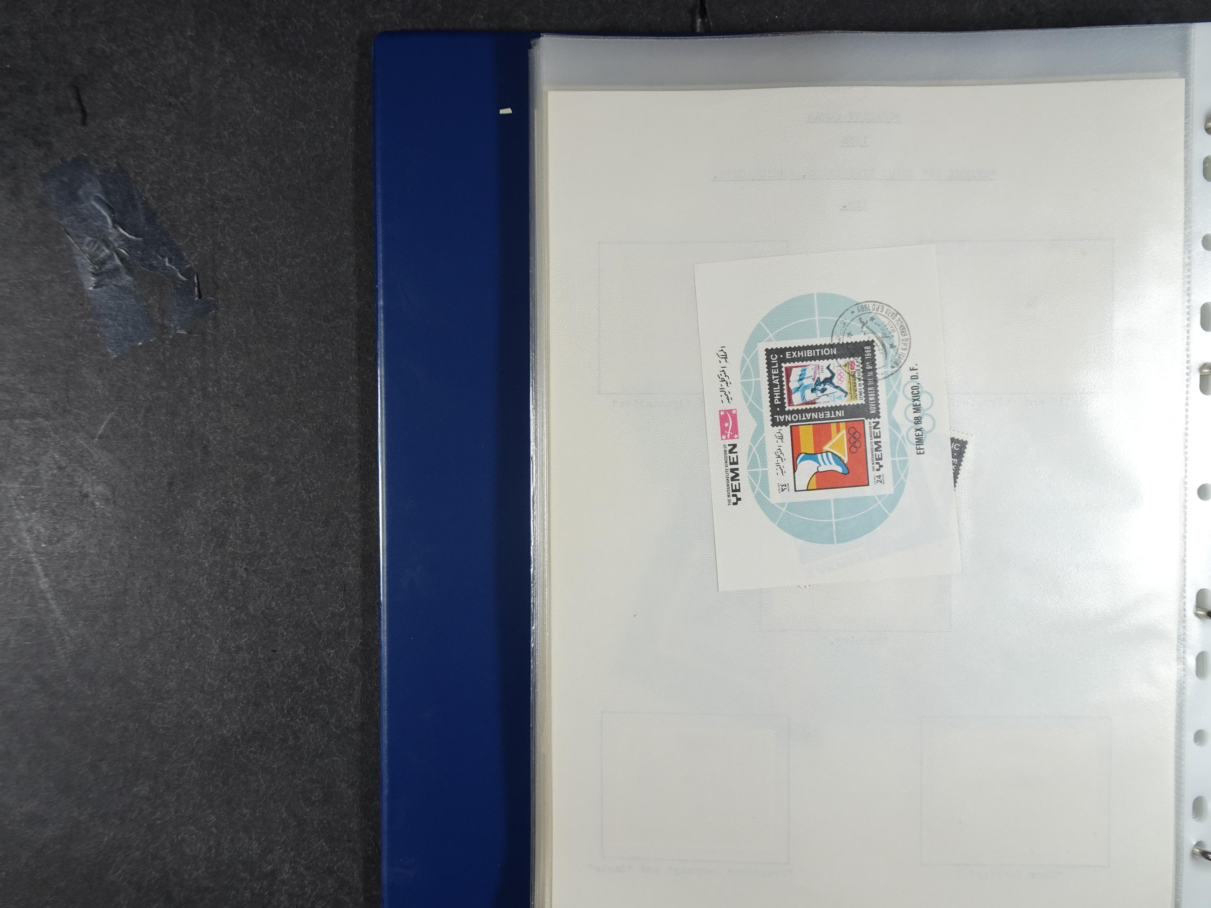 Mooie opgezette collectie veel deel gestempeld met betere blokken. 
Jaren 60 postfris. 56