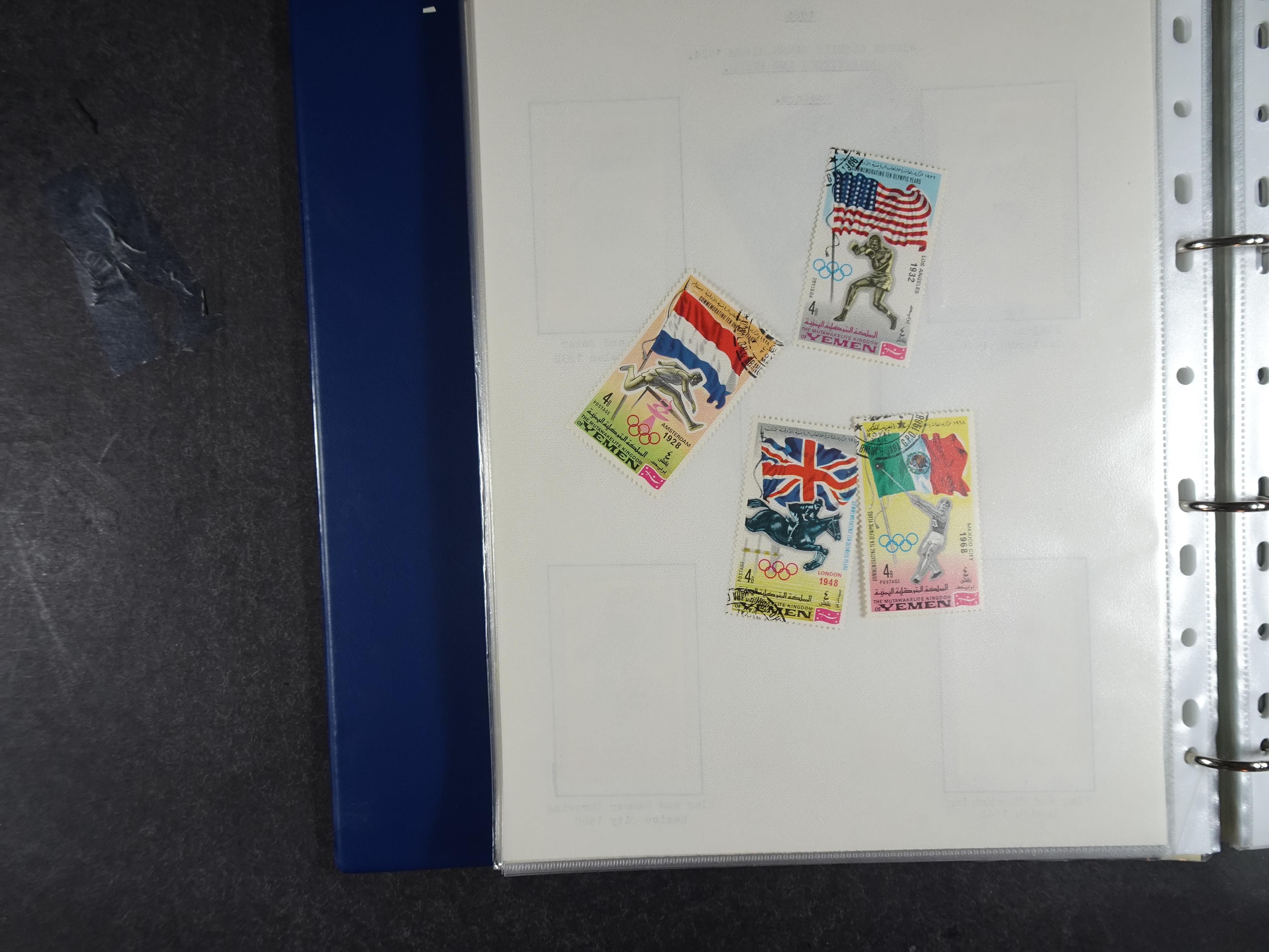 Mooie opgezette collectie veel deel gestempeld met betere blokken. 
Jaren 60 postfris. 61