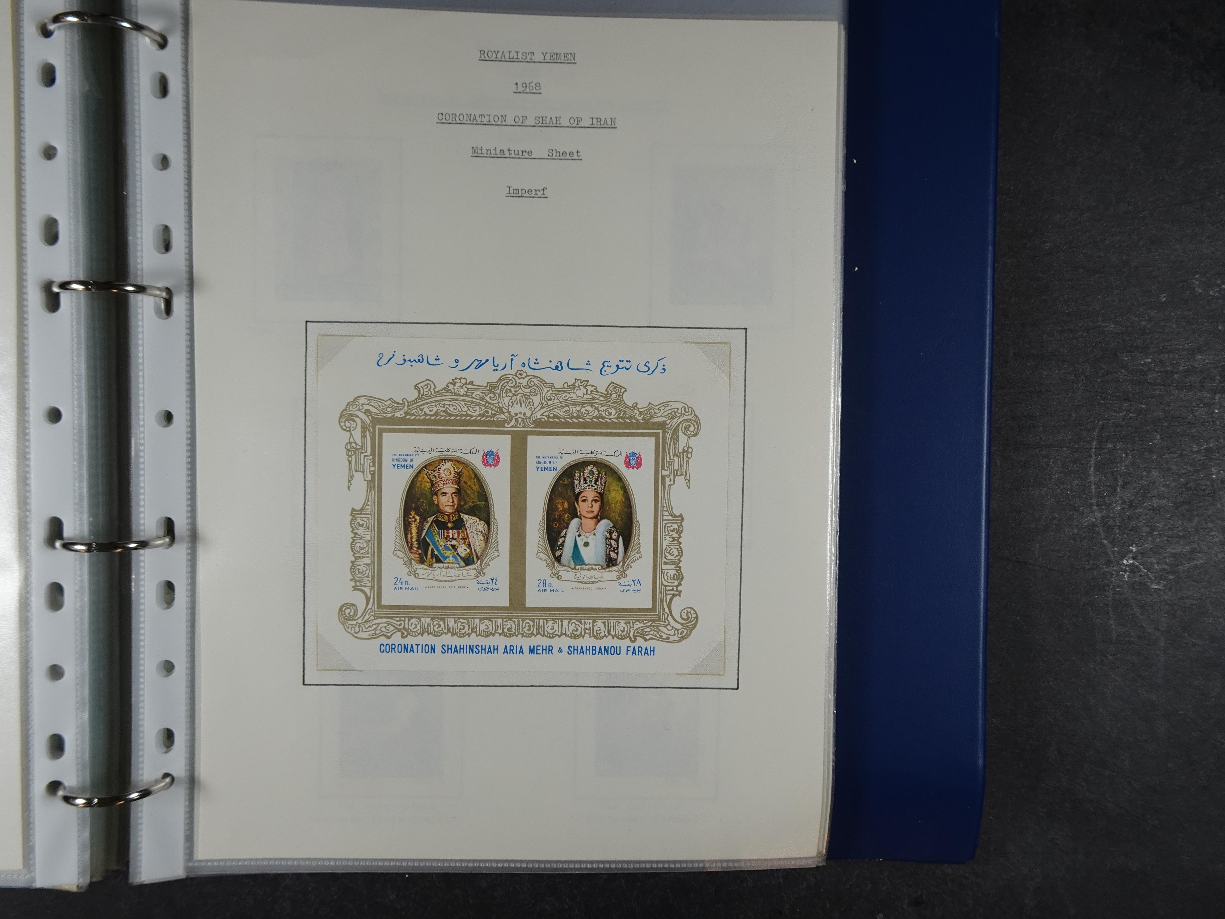 Mooie opgezette collectie veel deel gestempeld met betere blokken. 
Jaren 60 postfris. 66