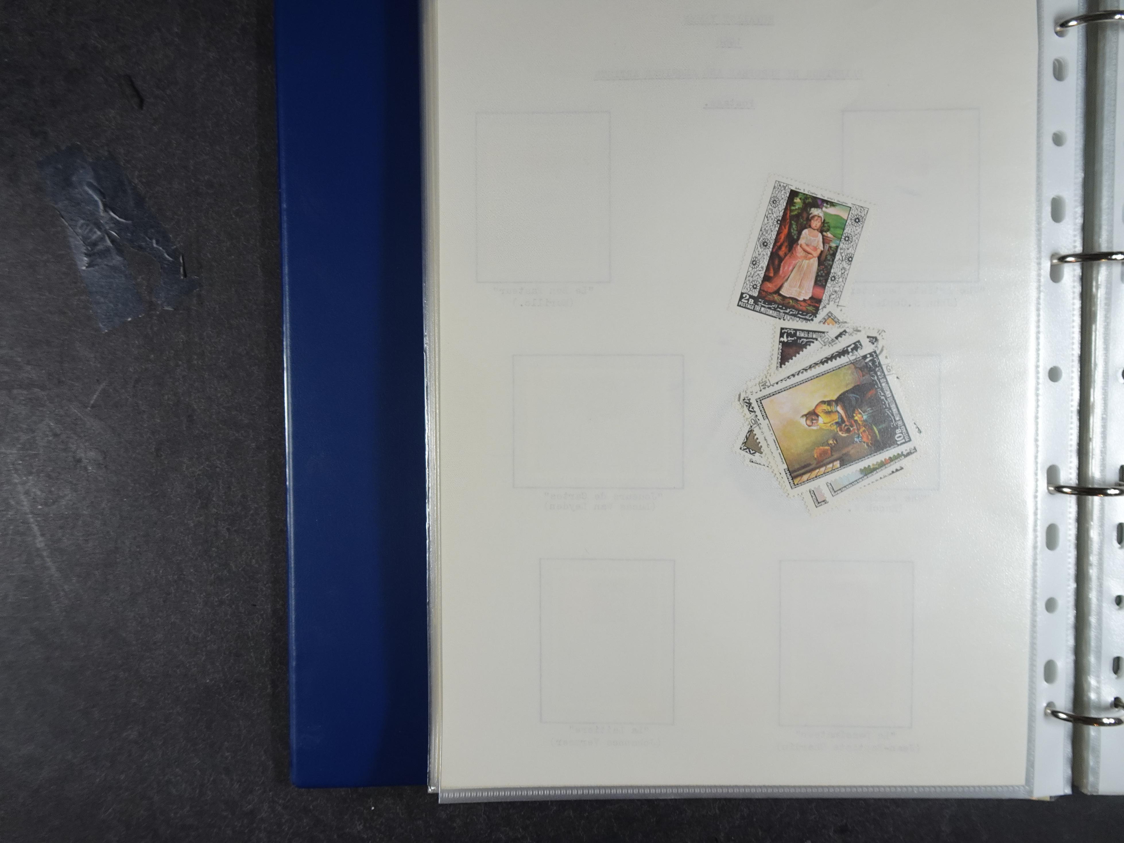 Mooie opgezette collectie veel deel gestempeld met betere blokken. 
Jaren 60 postfris. 68