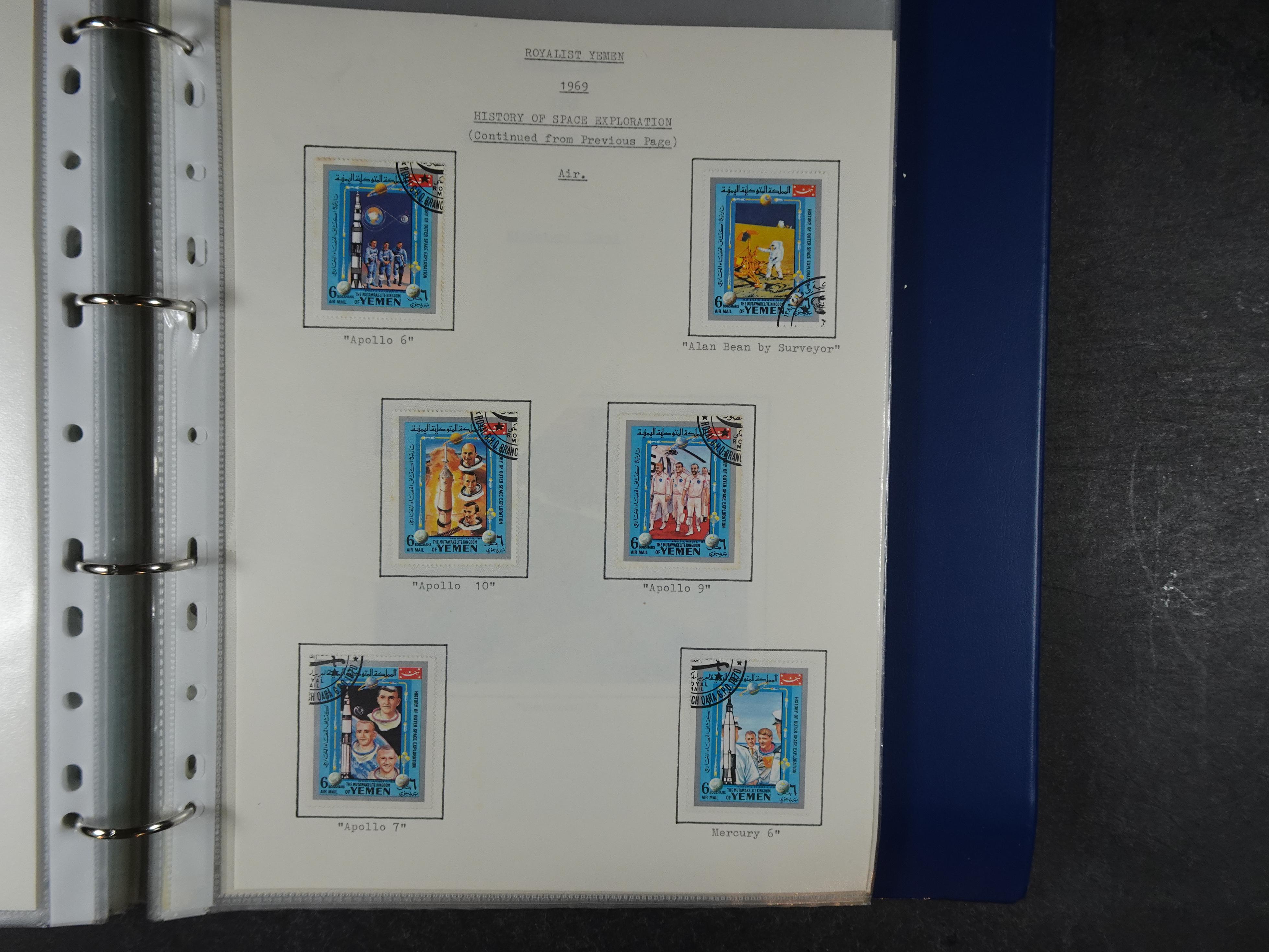 Mooie opgezette collectie veel deel gestempeld met betere blokken. 
Jaren 60 postfris. 76