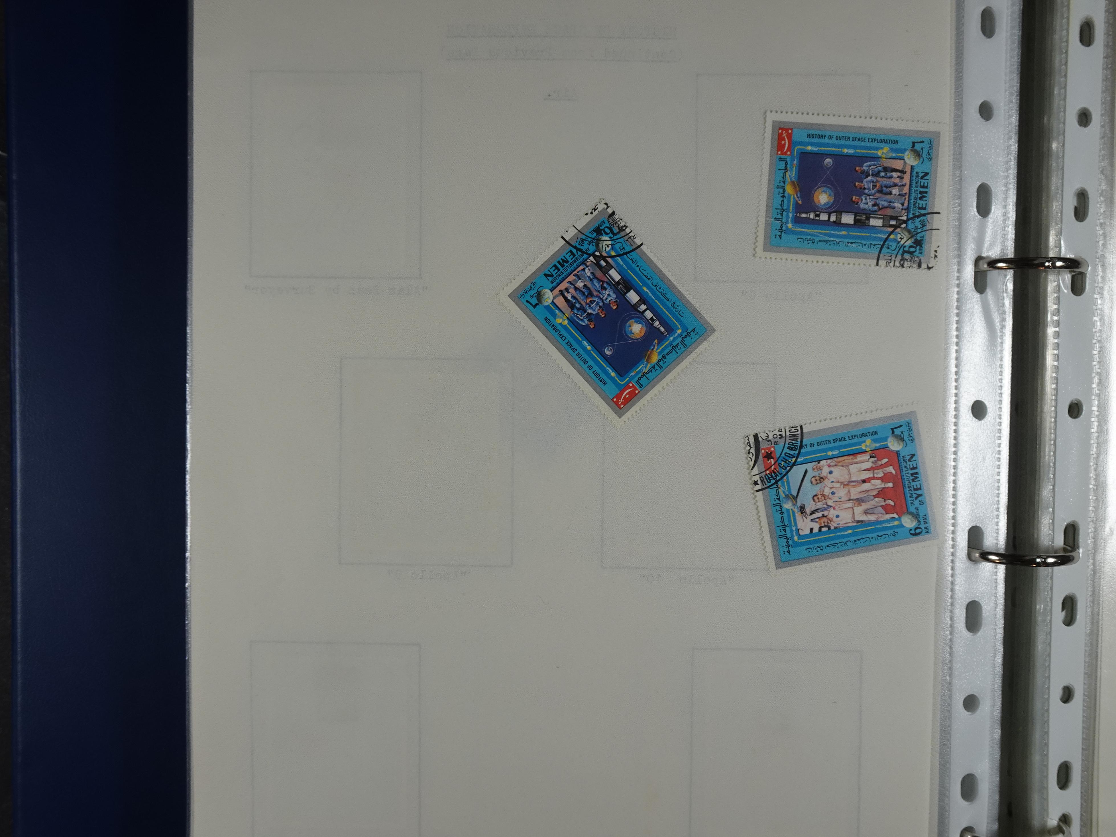 Mooie opgezette collectie veel deel gestempeld met betere blokken. 
Jaren 60 postfris. 77