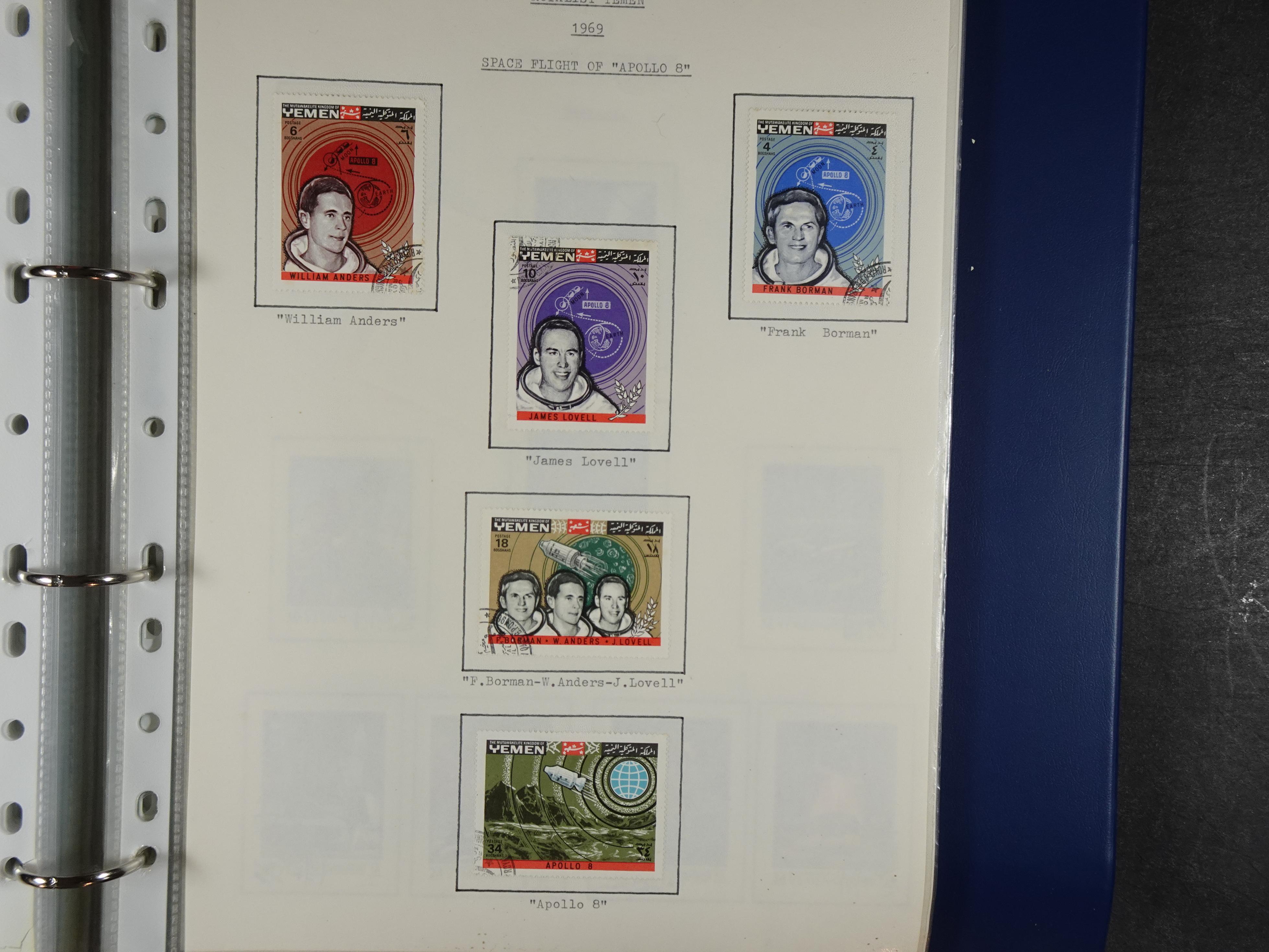 Mooie opgezette collectie veel deel gestempeld met betere blokken. 
Jaren 60 postfris. 79