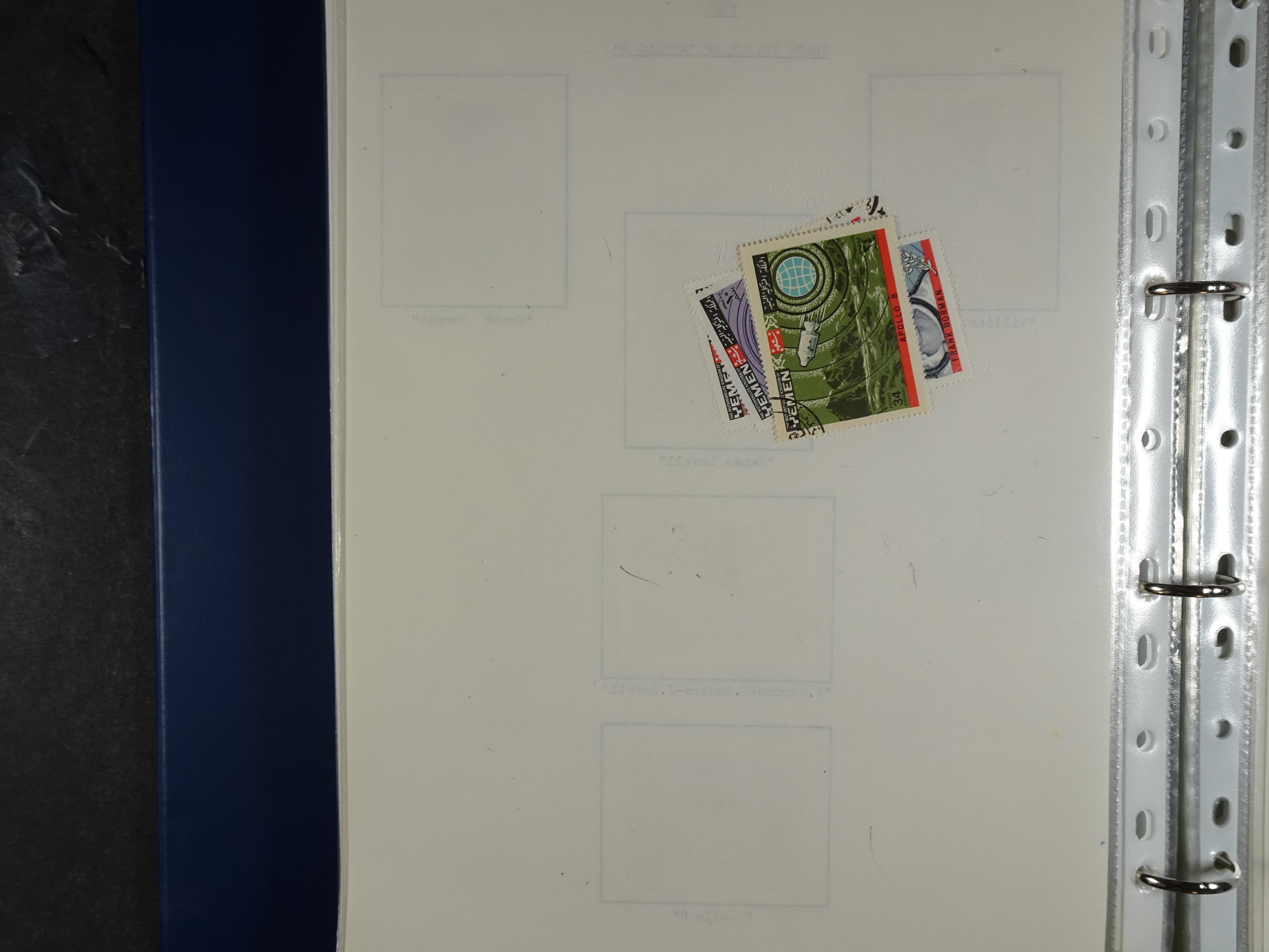 Mooie opgezette collectie veel deel gestempeld met betere blokken. 
Jaren 60 postfris. 80