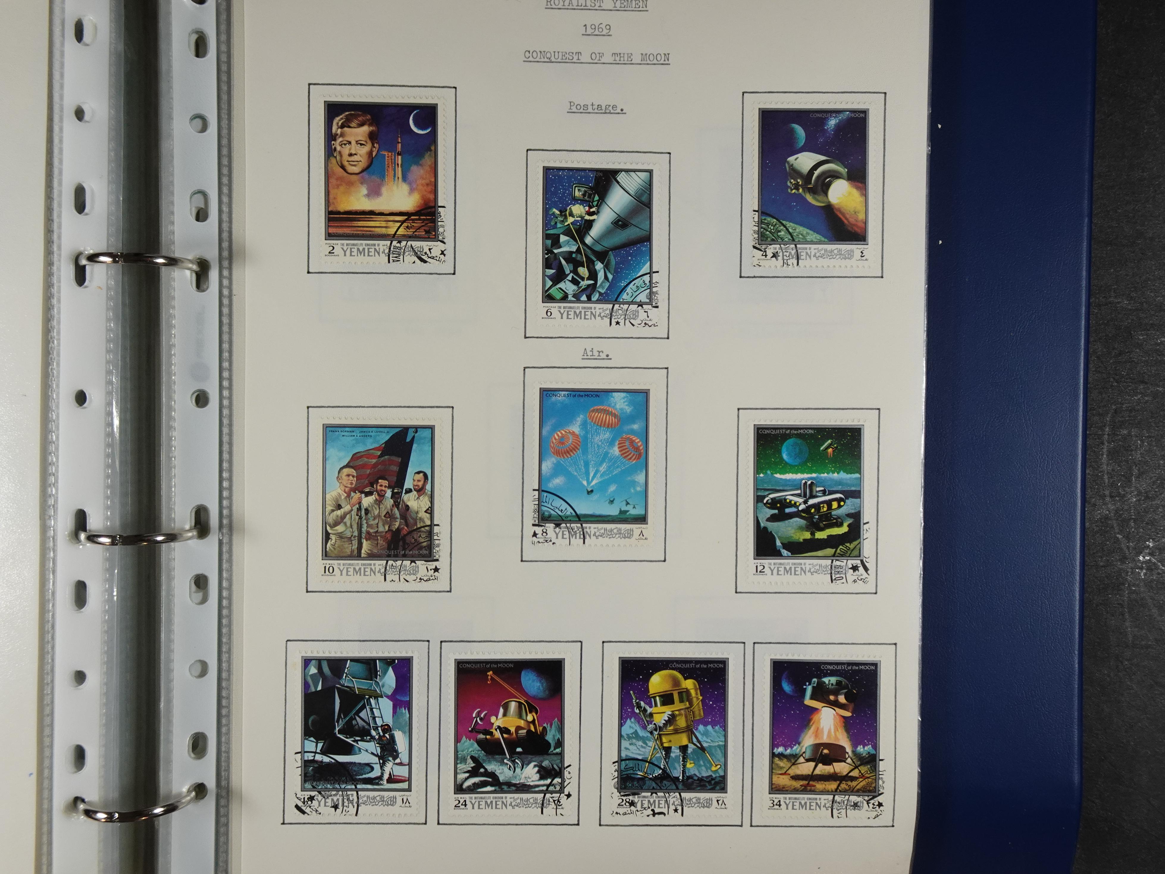 Mooie opgezette collectie veel deel gestempeld met betere blokken. 
Jaren 60 postfris. 81