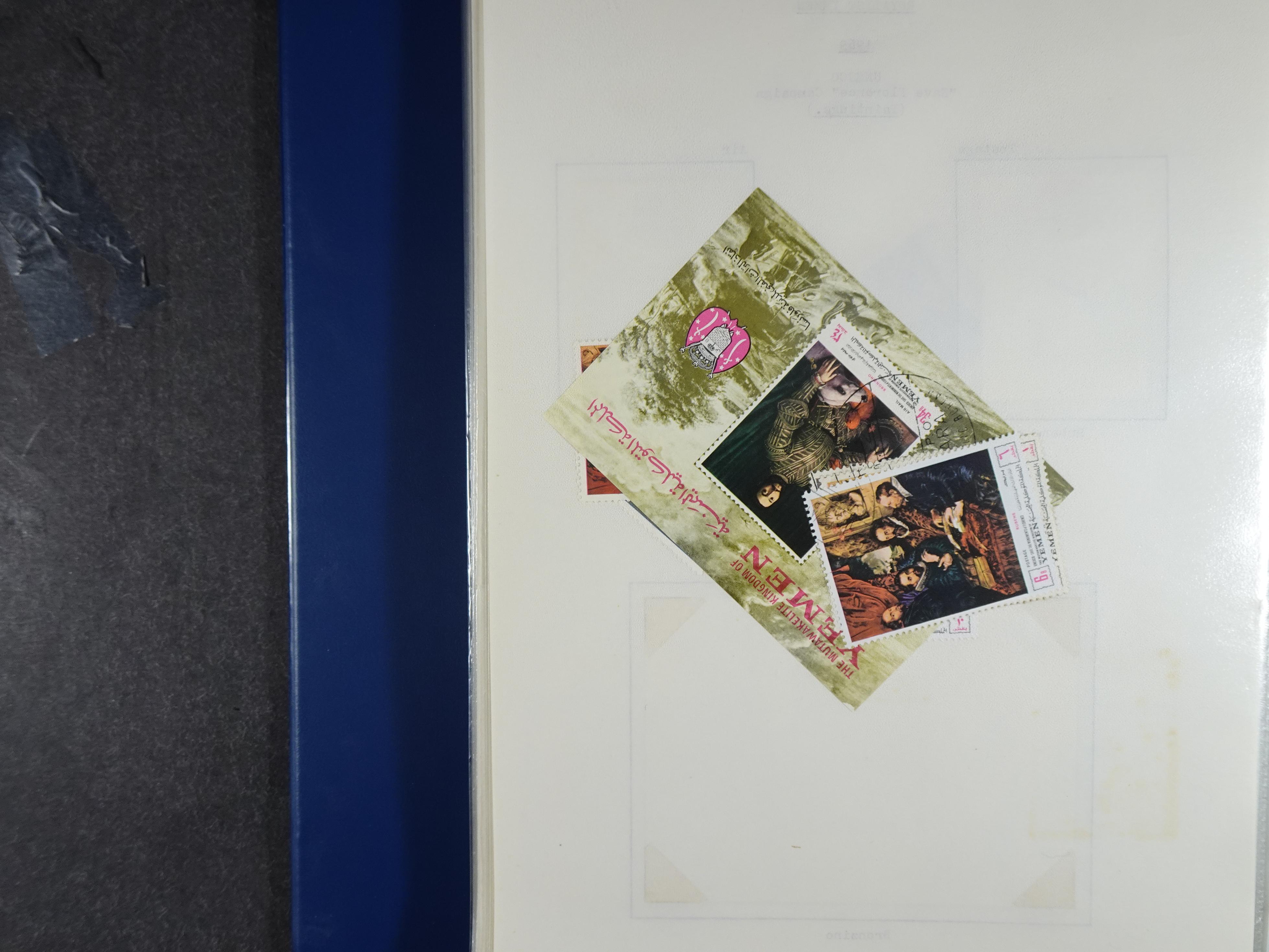 Mooie opgezette collectie veel deel gestempeld met betere blokken. 
Jaren 60 postfris. 86