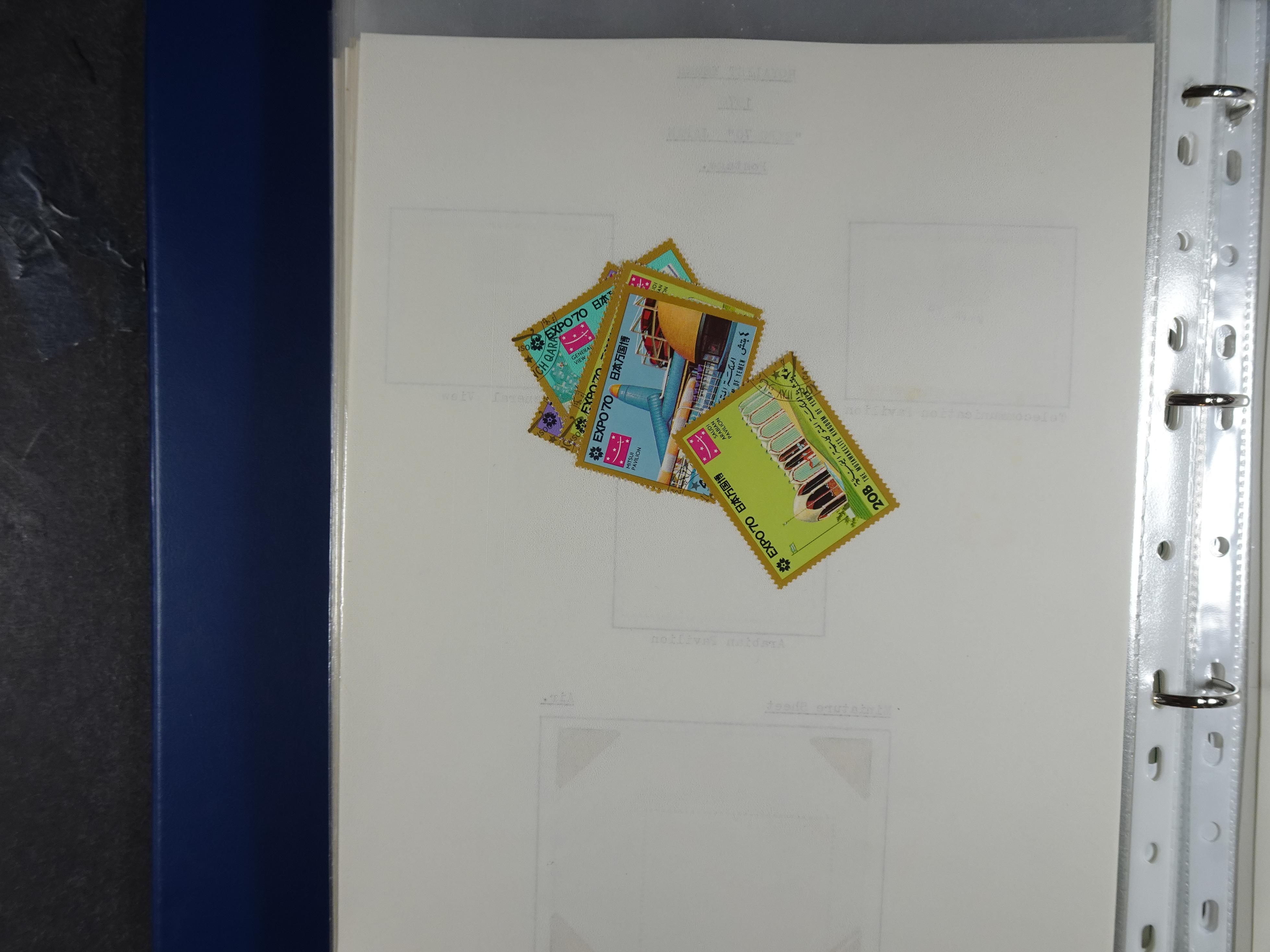 Mooie opgezette collectie veel deel gestempeld met betere blokken. 
Jaren 60 postfris. 96