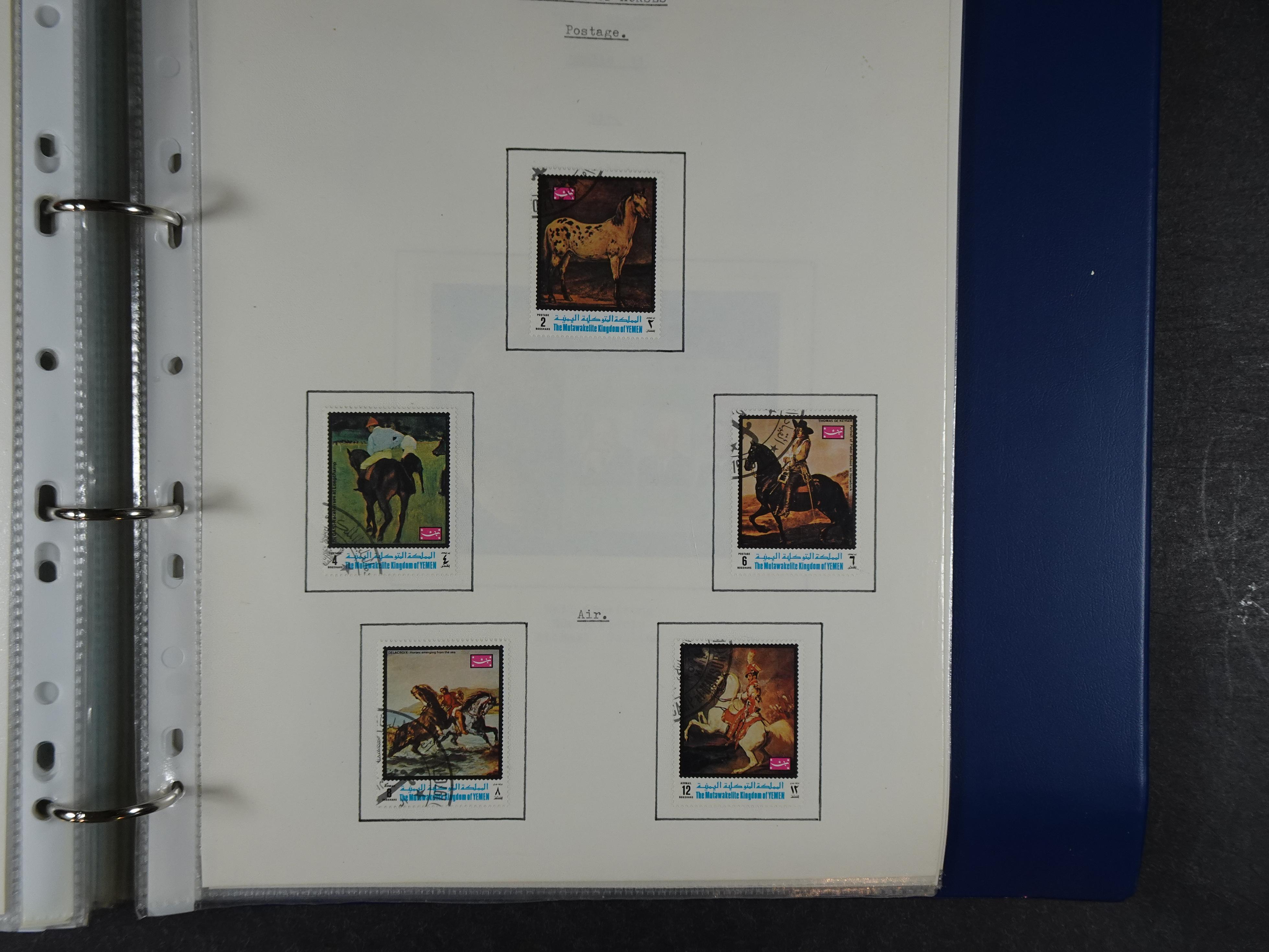 Mooie opgezette collectie veel deel gestempeld met betere blokken. 
Jaren 60 postfris. 103