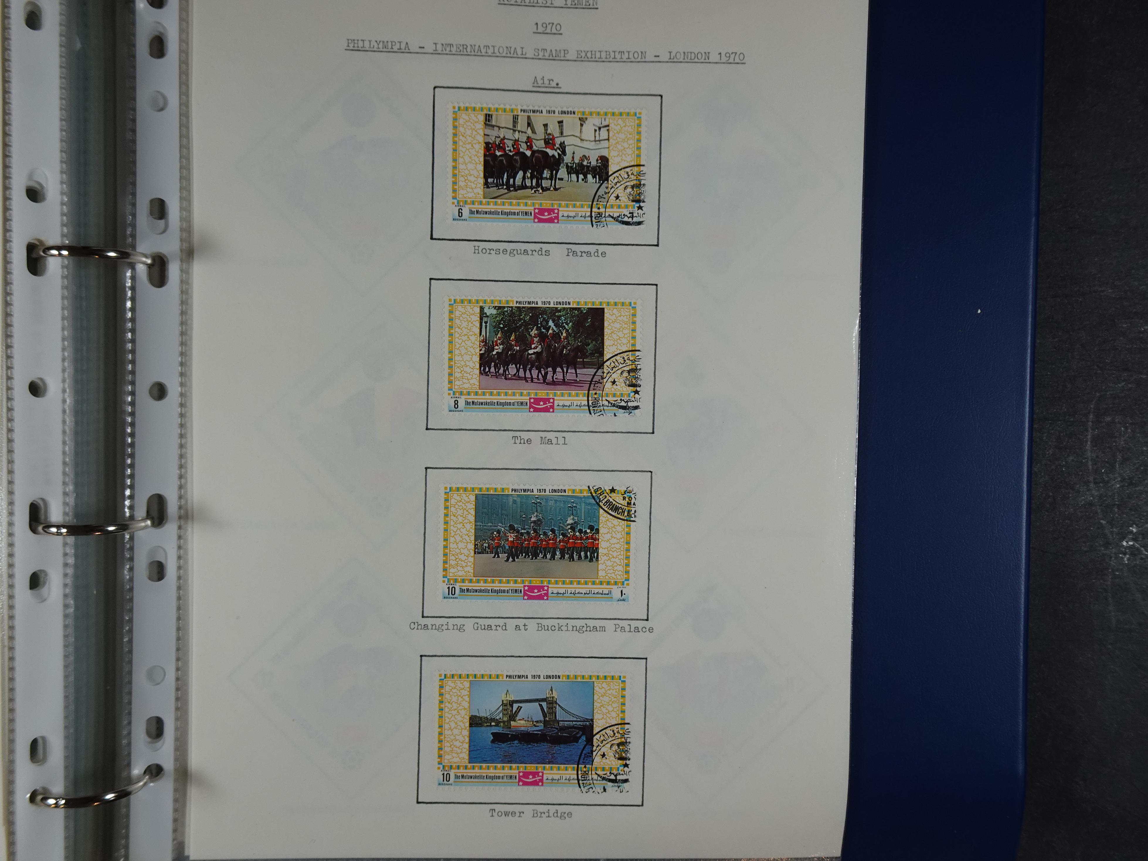 Mooie opgezette collectie veel deel gestempeld met betere blokken. 
Jaren 60 postfris. 108