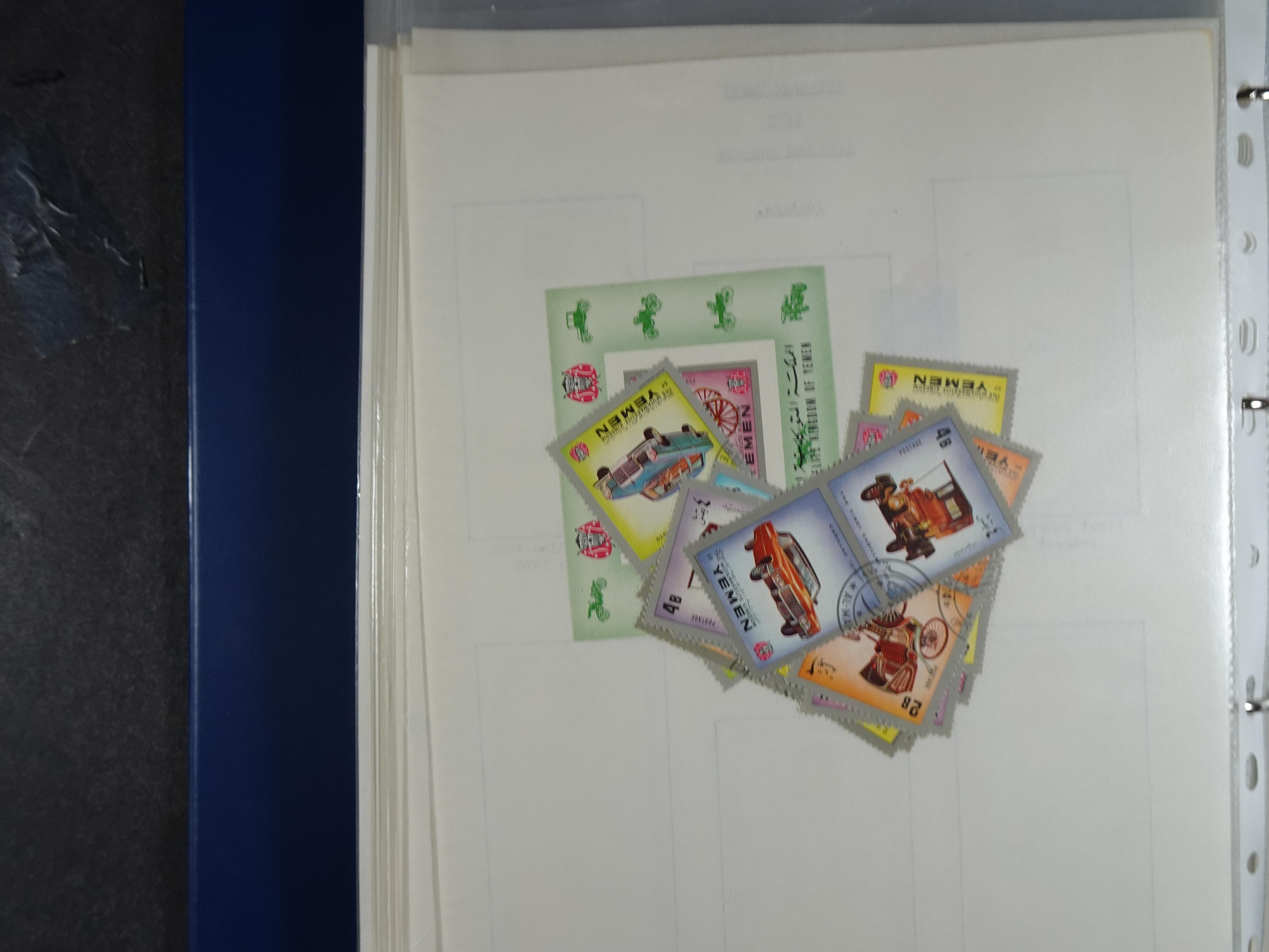 Mooie opgezette collectie veel deel gestempeld met betere blokken. 
Jaren 60 postfris. 114