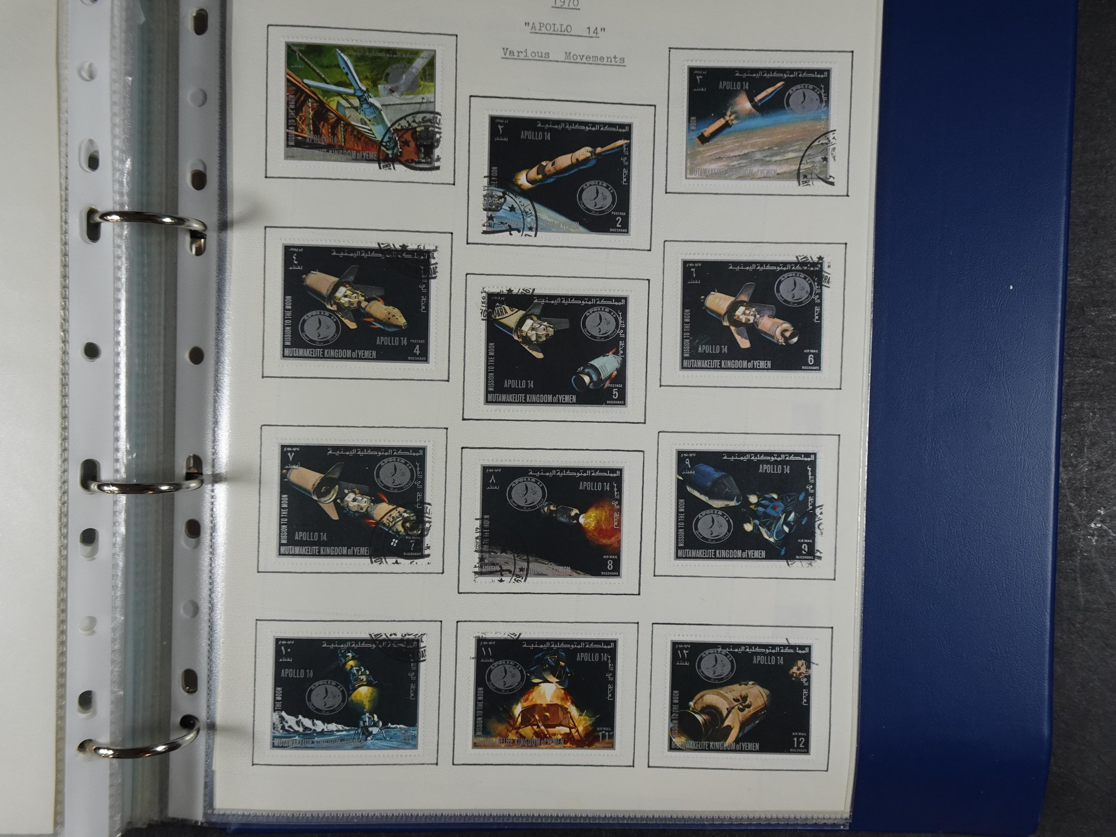 Mooie opgezette collectie veel deel gestempeld met betere blokken. 
Jaren 60 postfris. 115