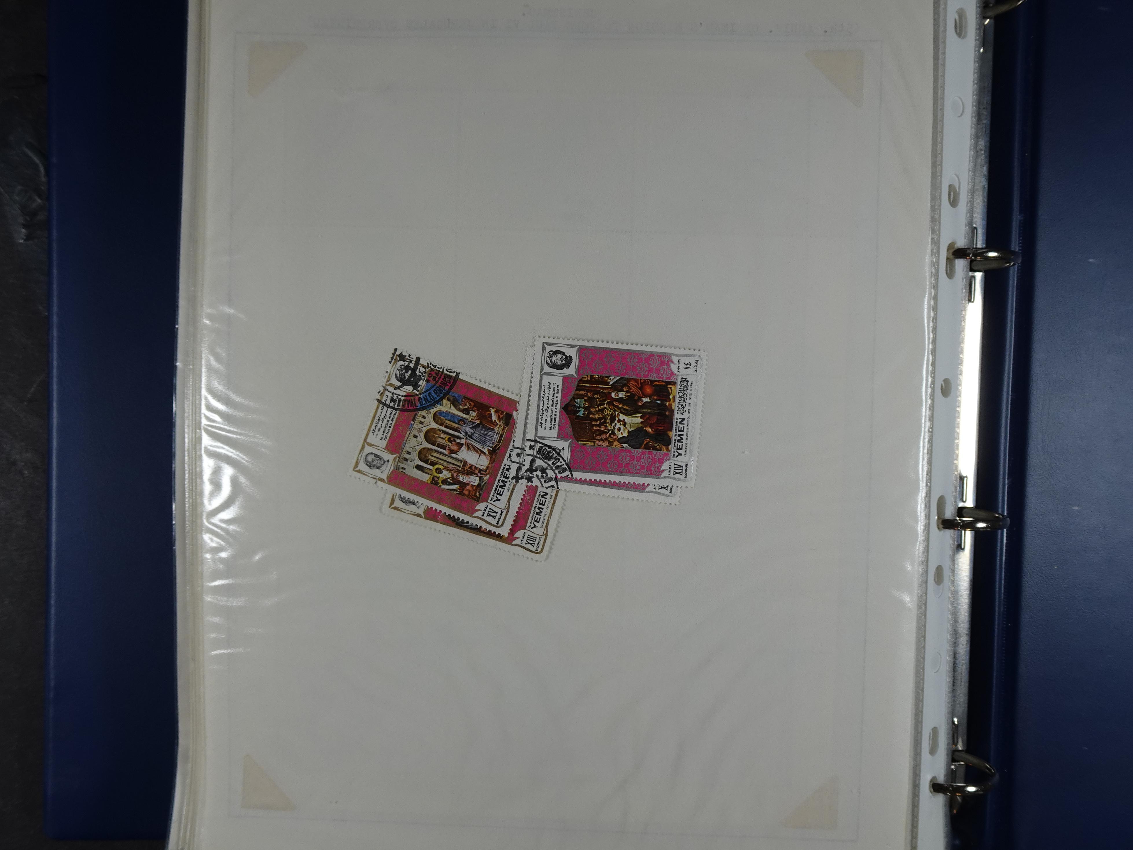 Mooie opgezette collectie veel deel gestempeld met betere blokken. 
Jaren 60 postfris. 120