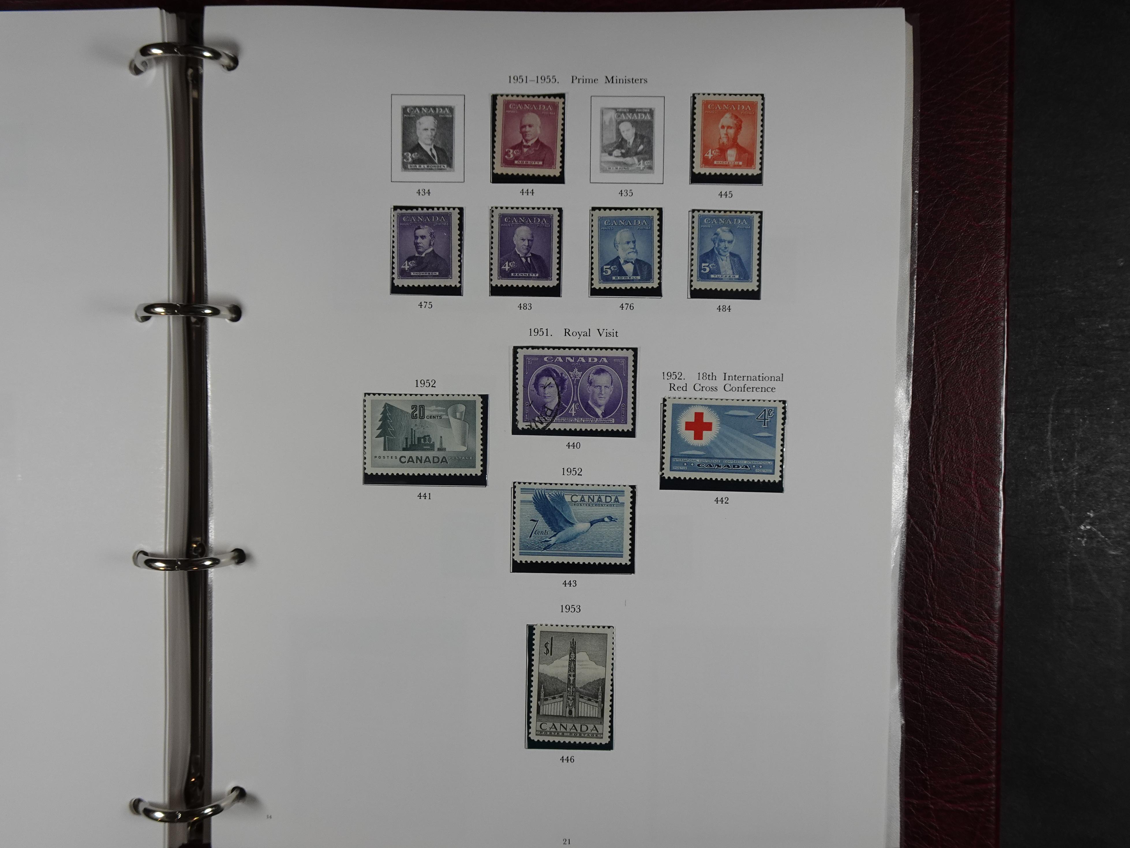 Nette collectie klassiek 1e plakker gebruikt.
Na 1950 postfris.Nominaal cat waarde $200.- 17