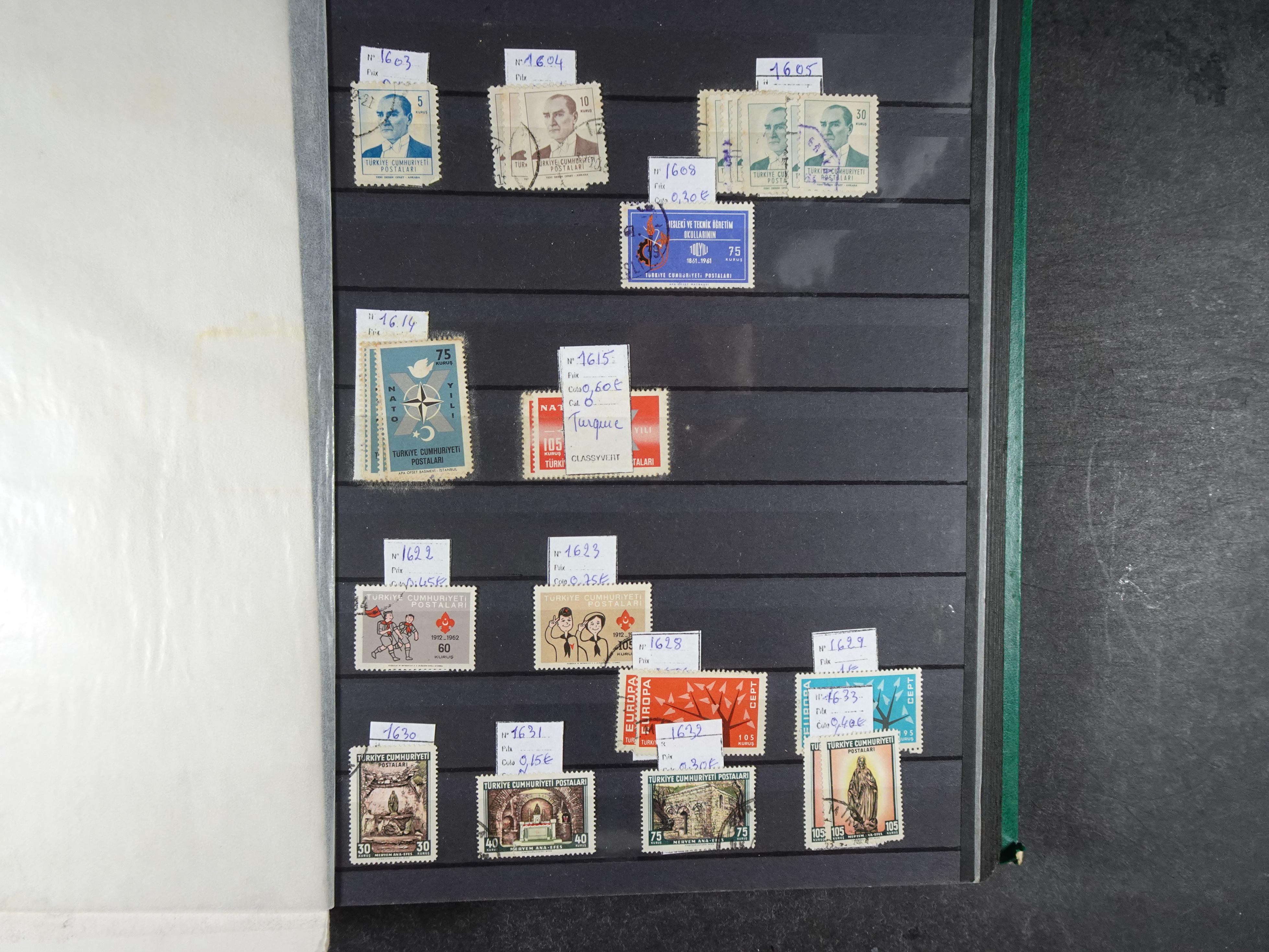 Verzameling klassiek materiaal met betere stempels daarbij Montenegro, Servië, Toeva (Niet vaak aangeboden). 25